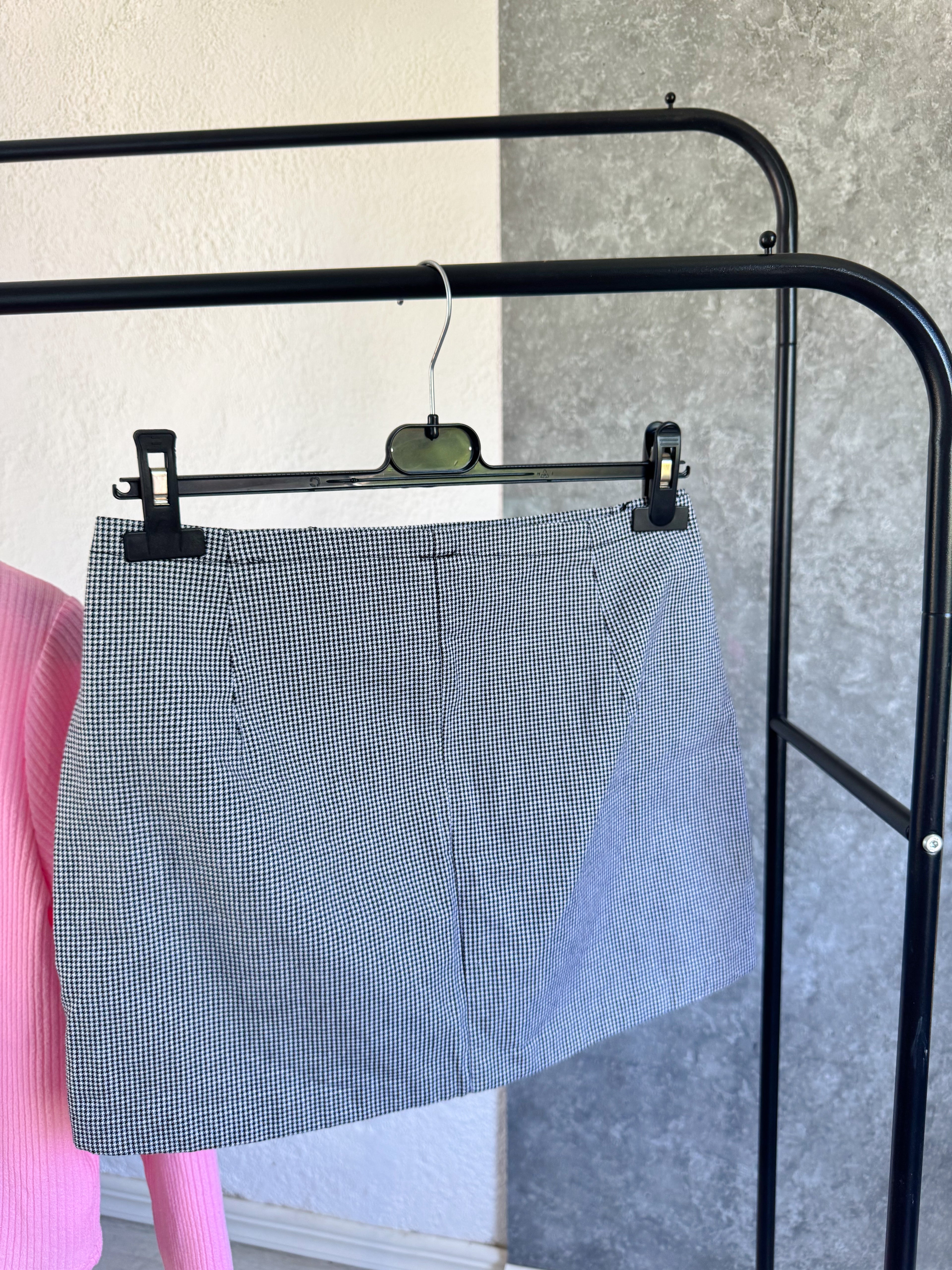 Pollera mini a cuadros