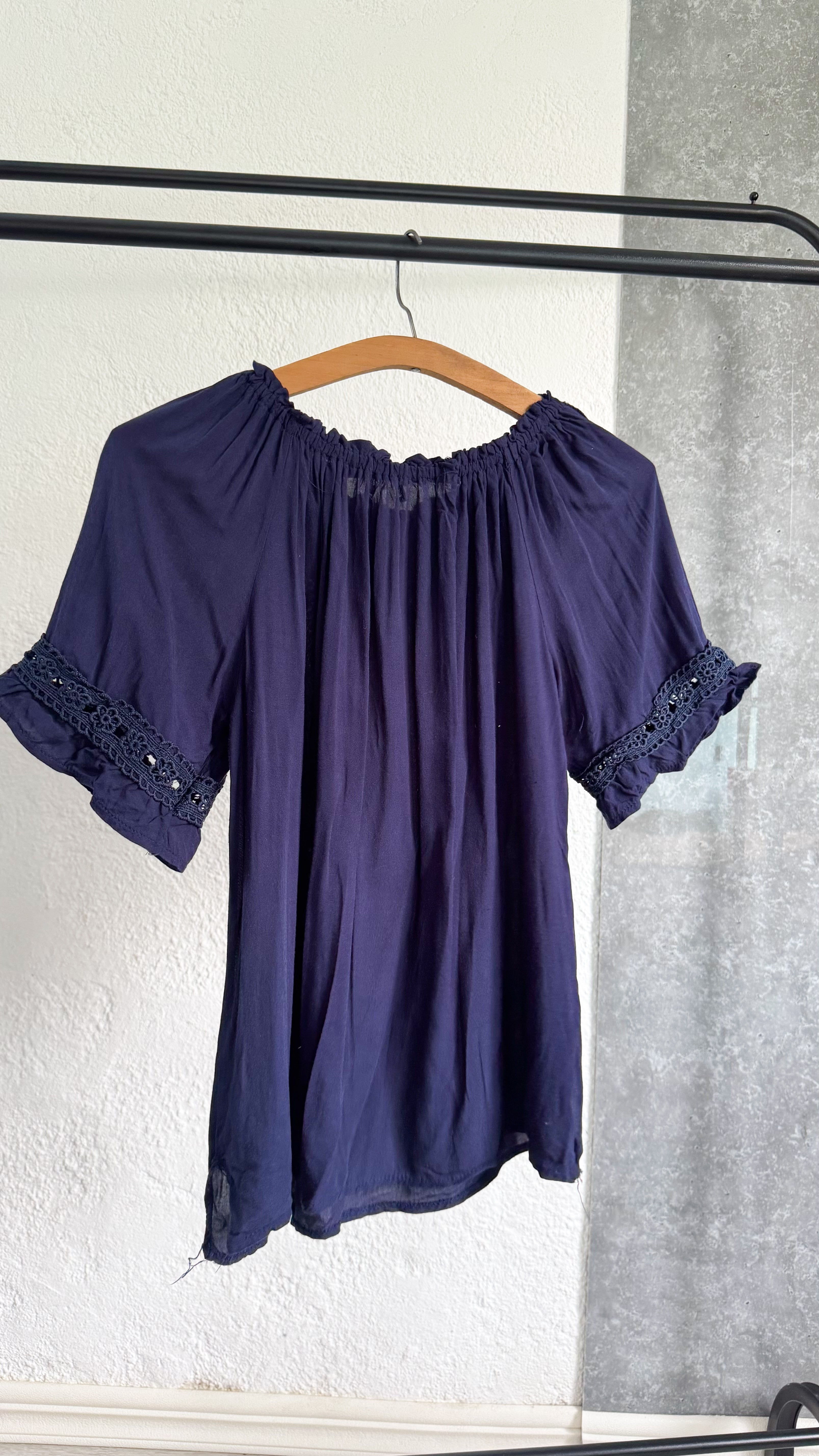 Blusa azul talle L/XL