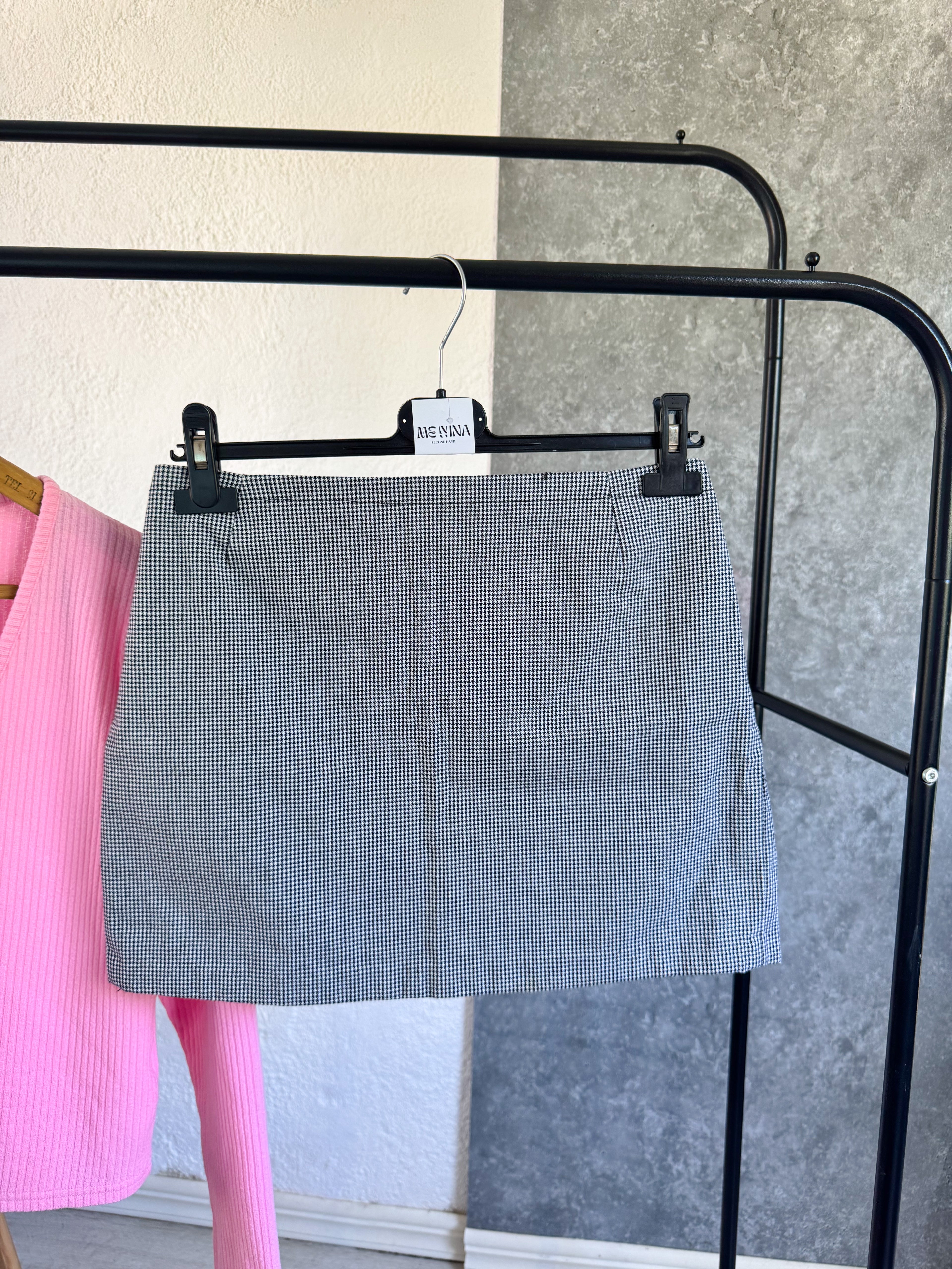 Pollera mini a cuadros