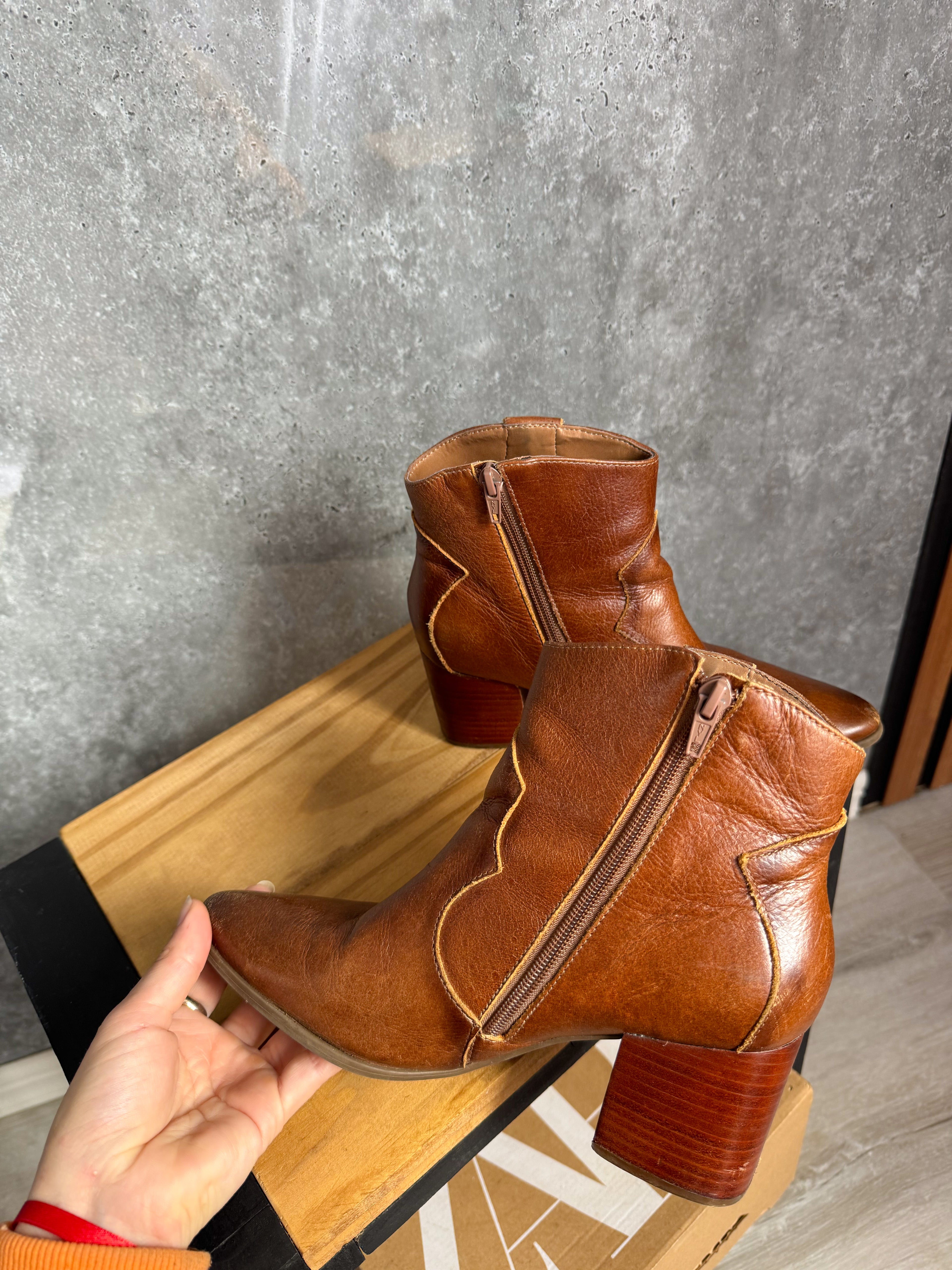 Botas Texanas de cuero