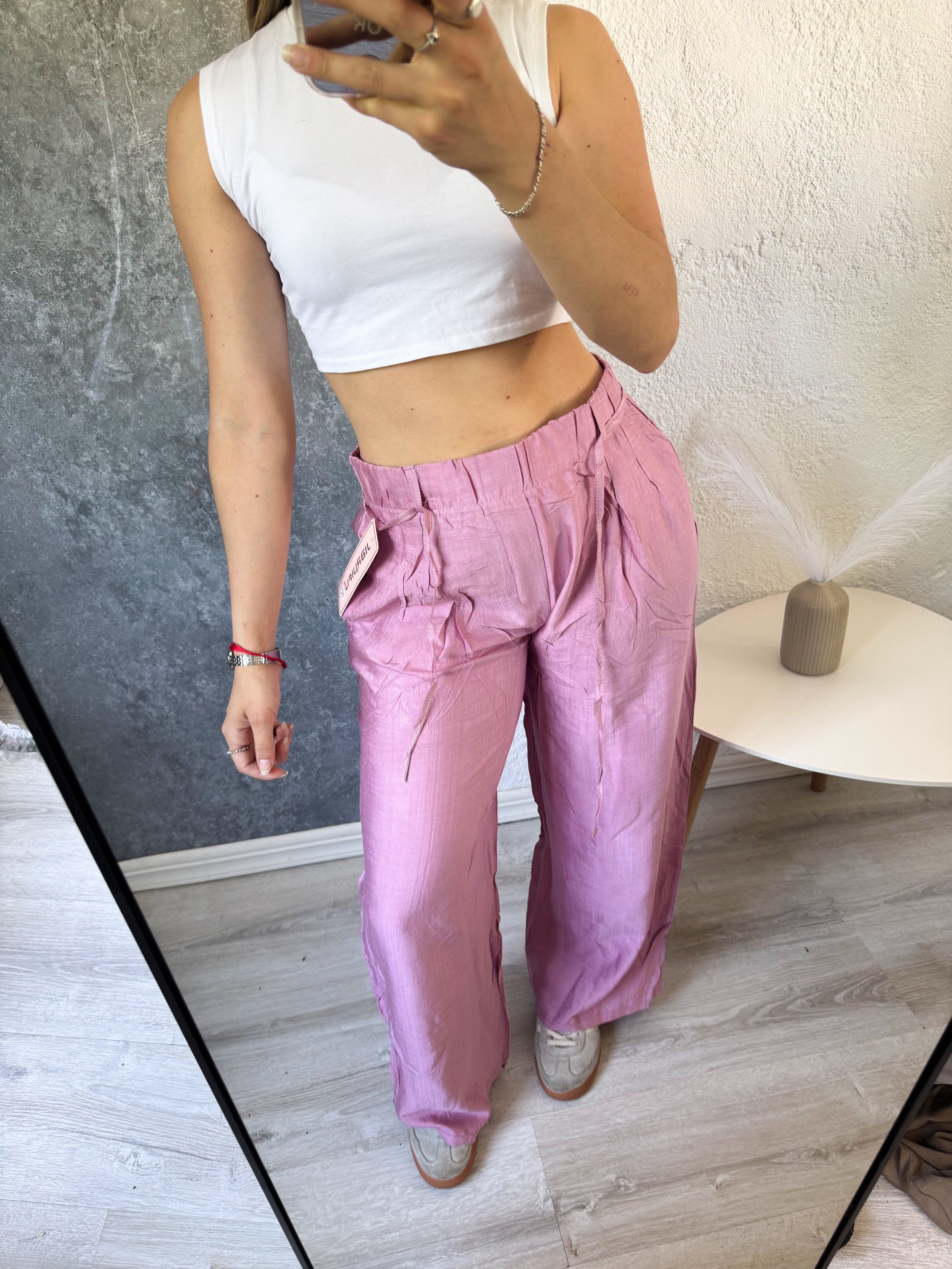 Pantalón NUEVO fresco color rosado