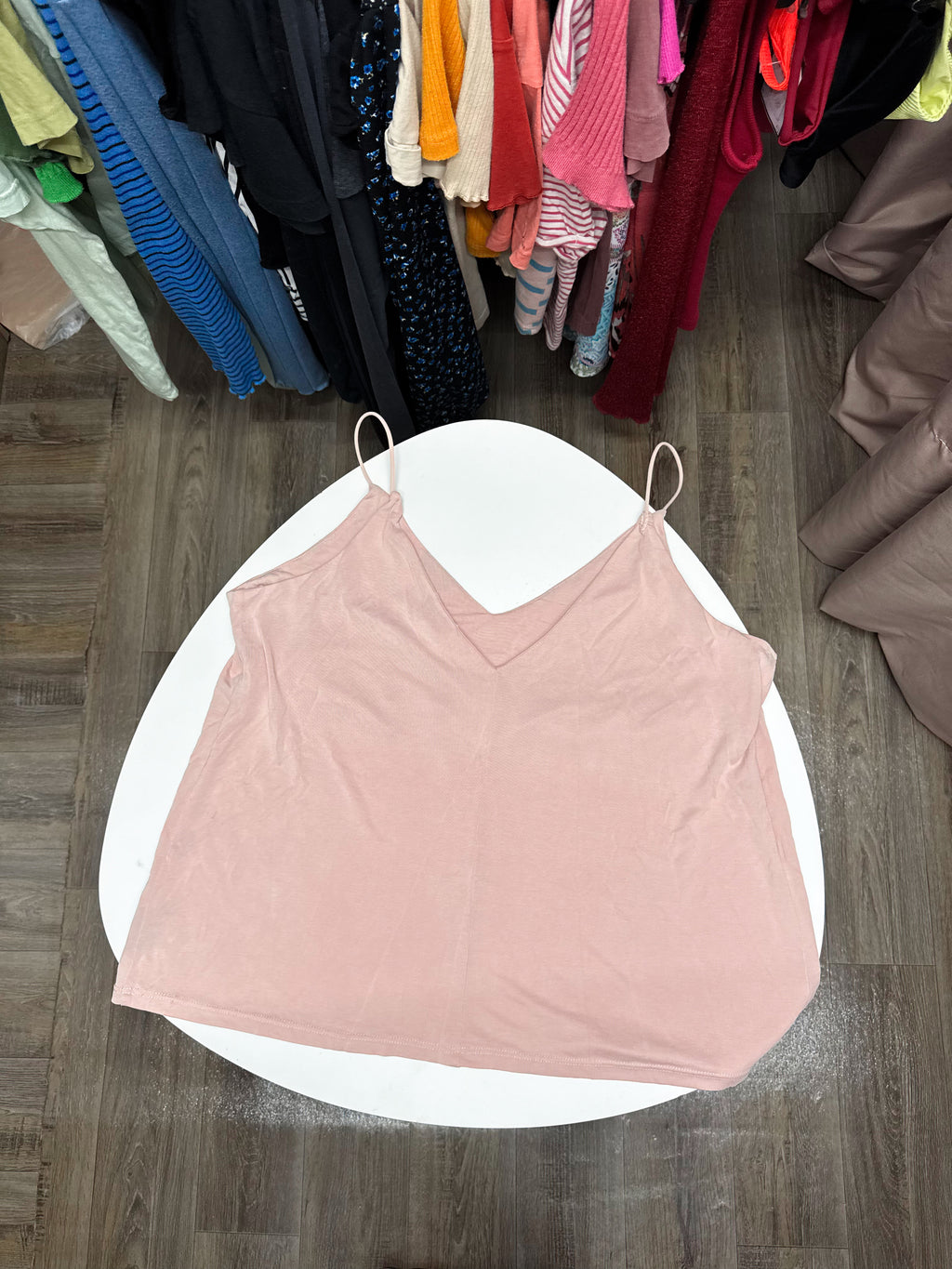 Musculosa rosa bebé