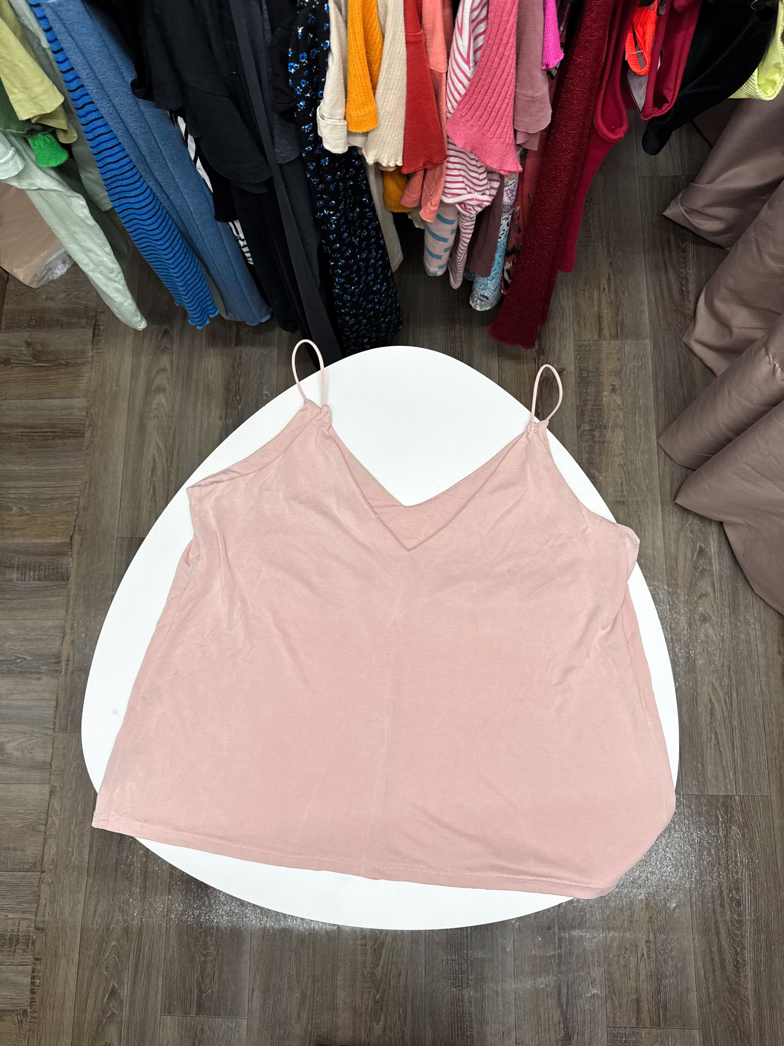 Musculosa rosa bebé
