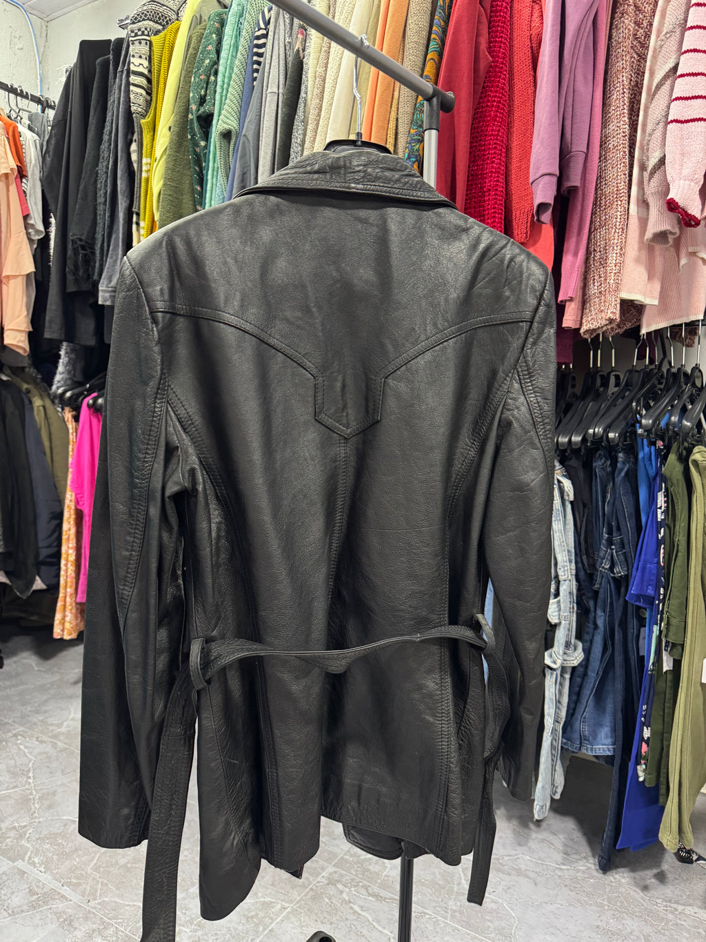 Chaqueta negra 100% cuero