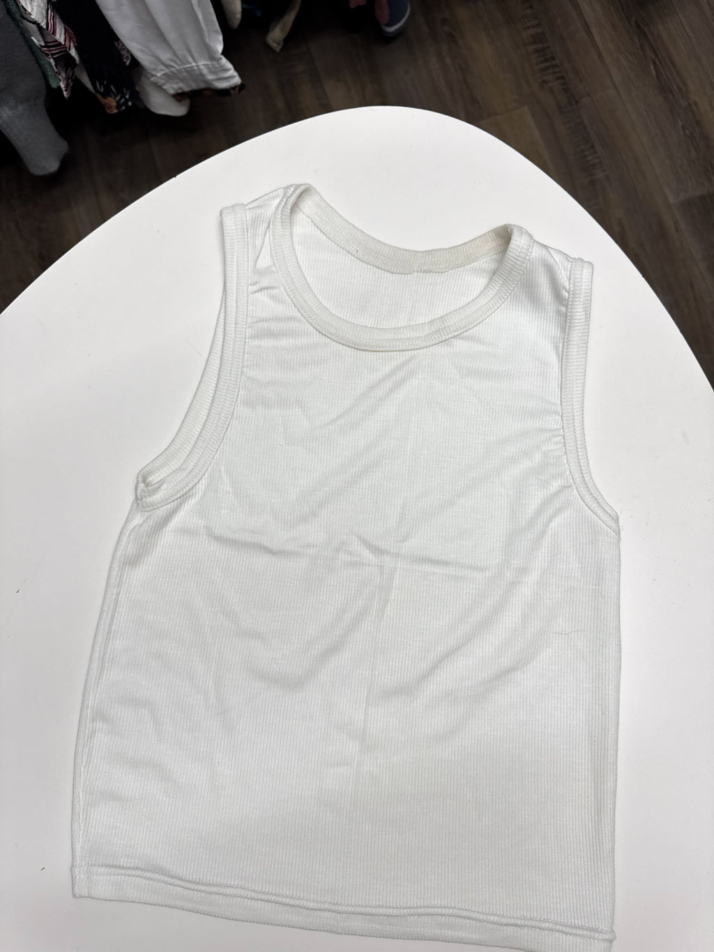 Top musculosa blanco