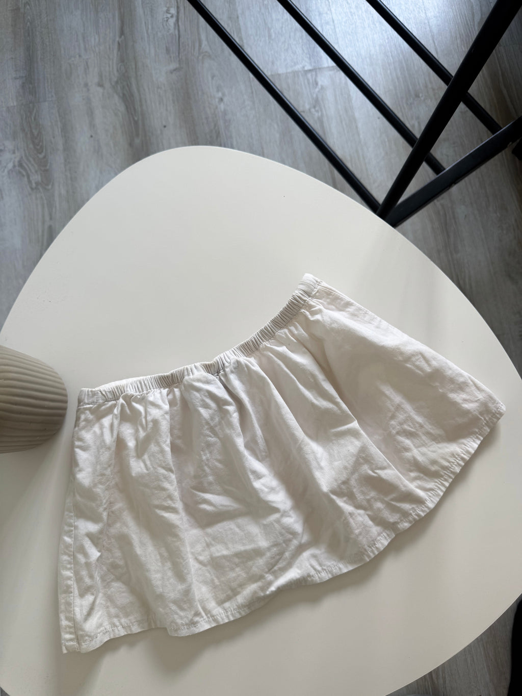 Pollera Mini blanca talle S