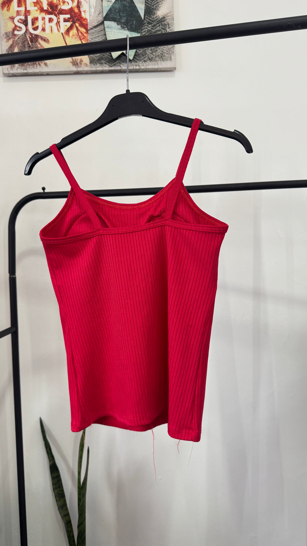 Top musculosa roja