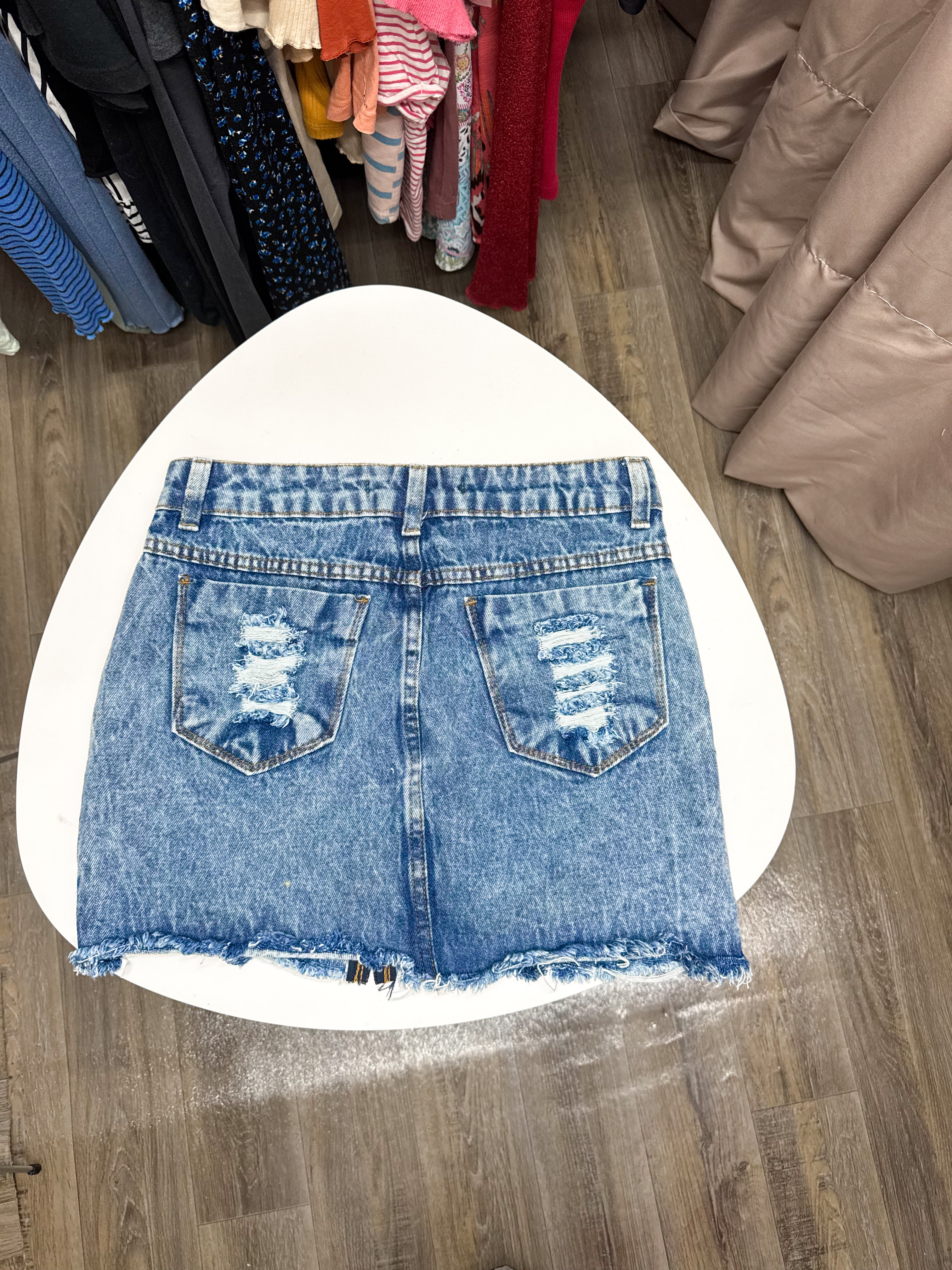 Pollera de Jean con cierre