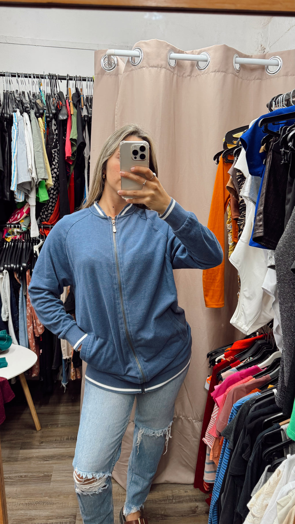 Campera azul Piece of cake