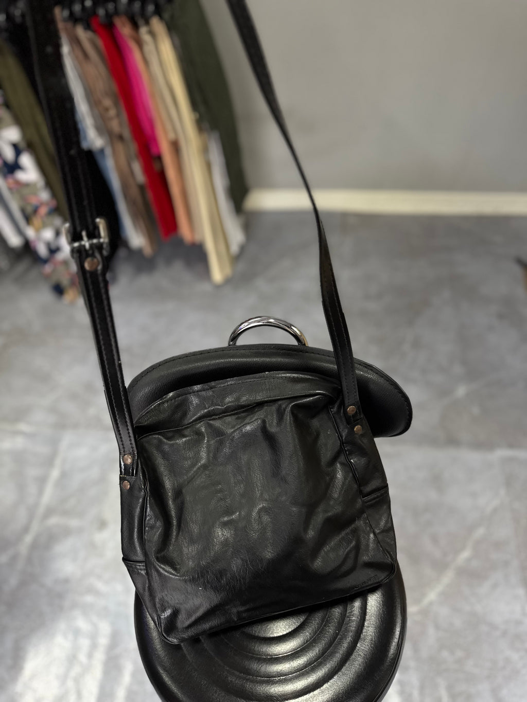 Cartera bandolera negra