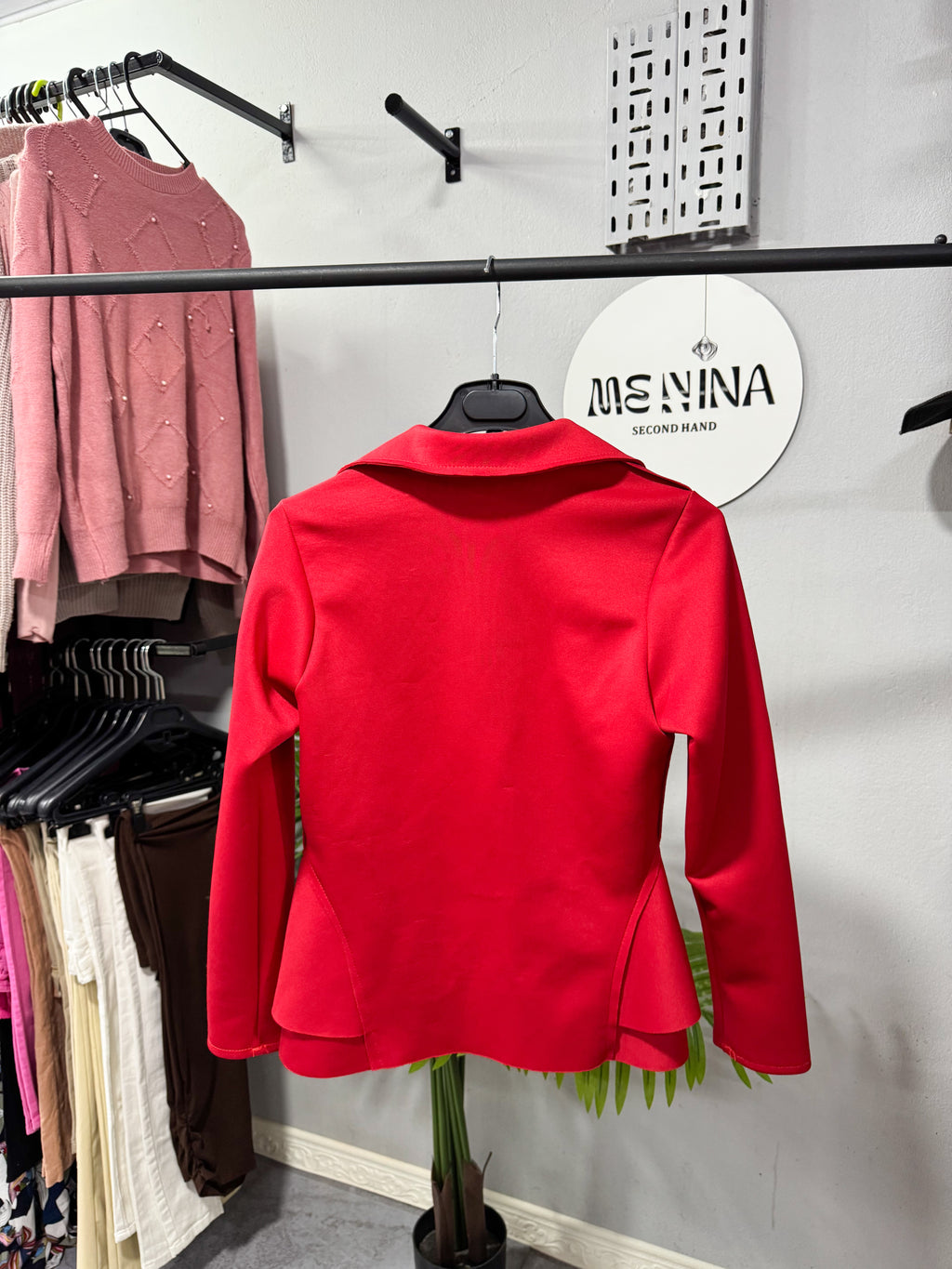 Blazer rojo talle S
