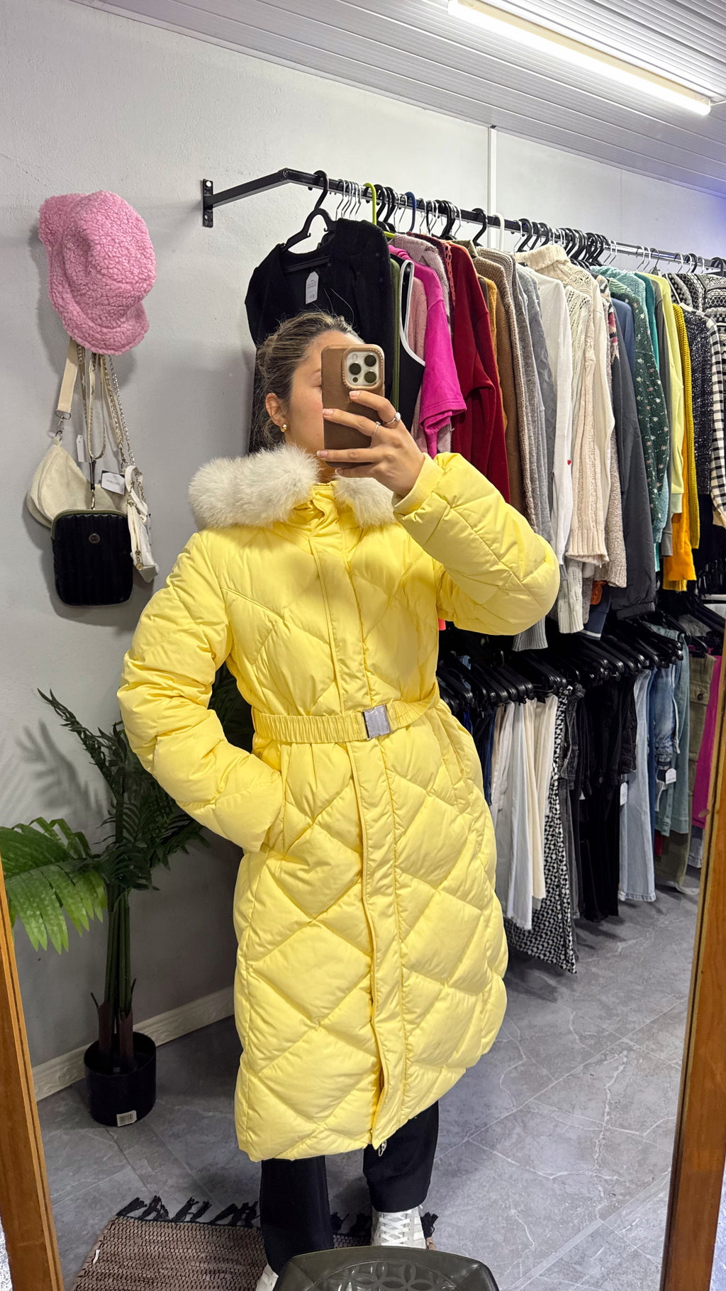 Campera amarilla ONLY muy abrigada