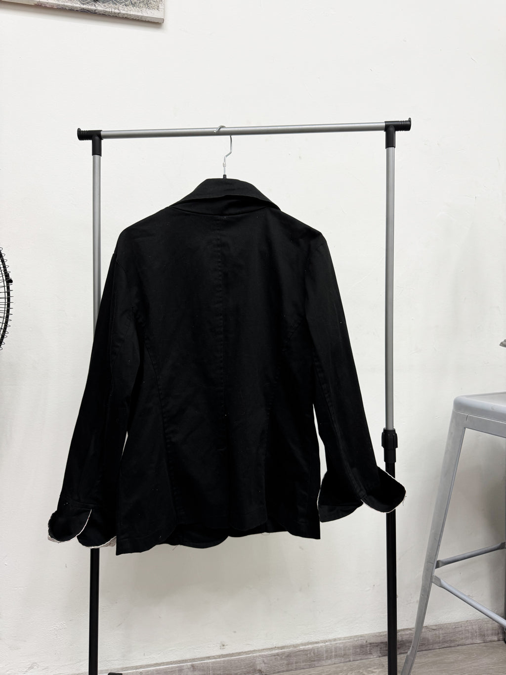 Blazer negro larguito