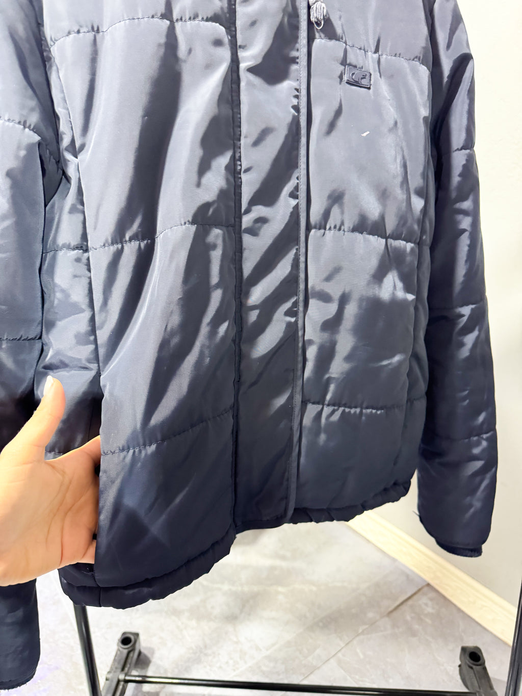 Campera de abrigo azul