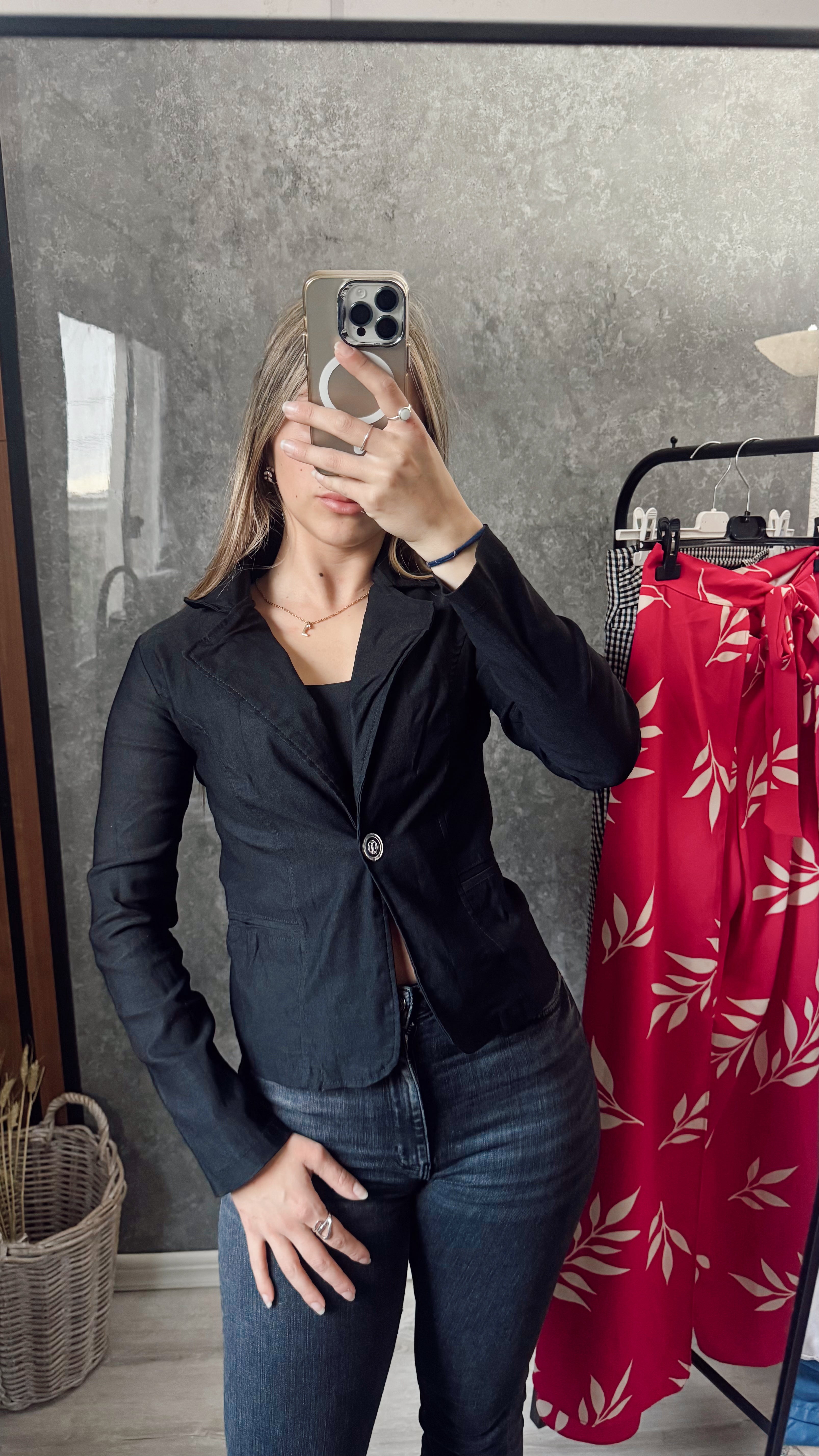 Blazer negro talle Xs/S