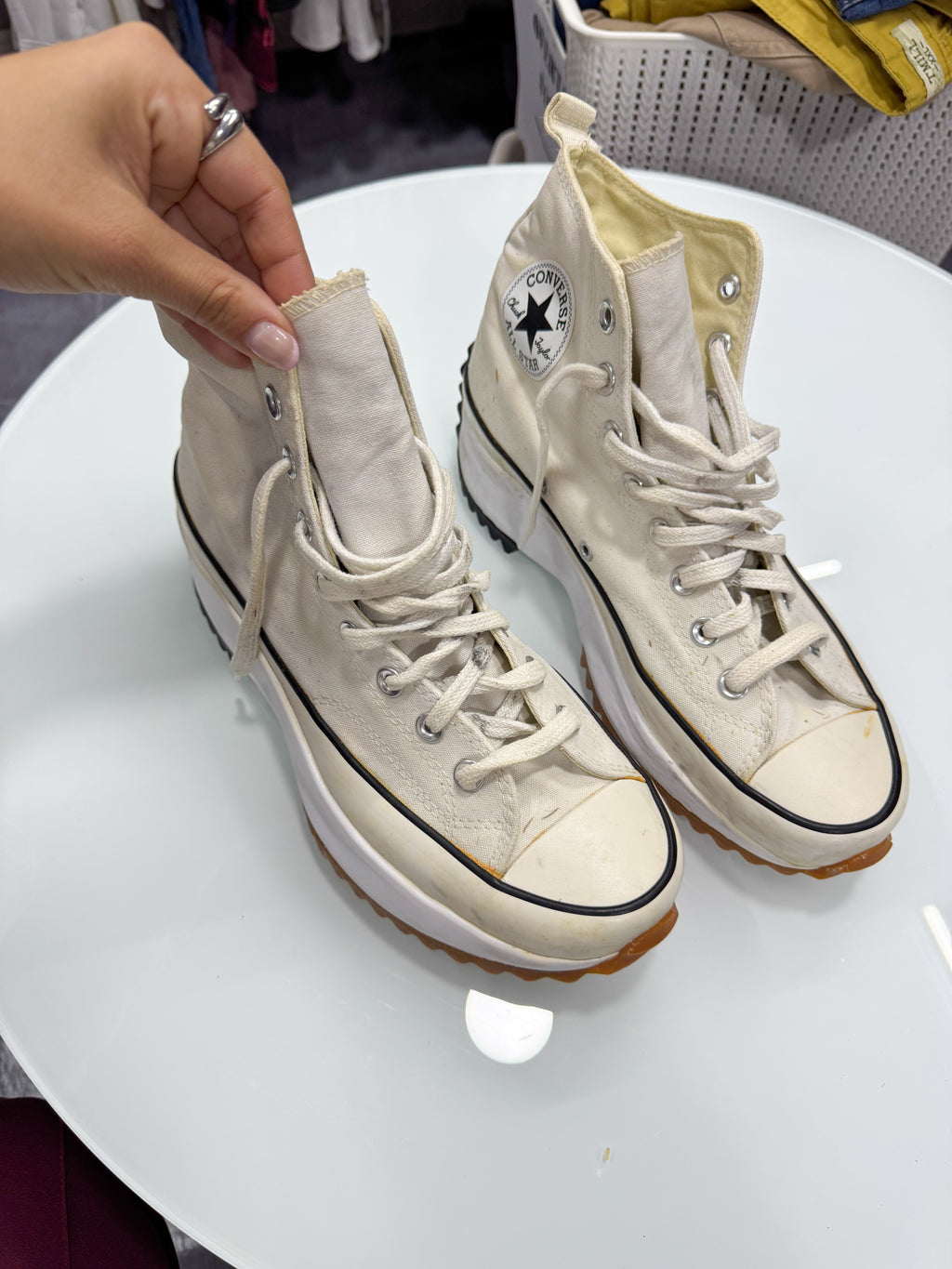 Botitas converse blancas