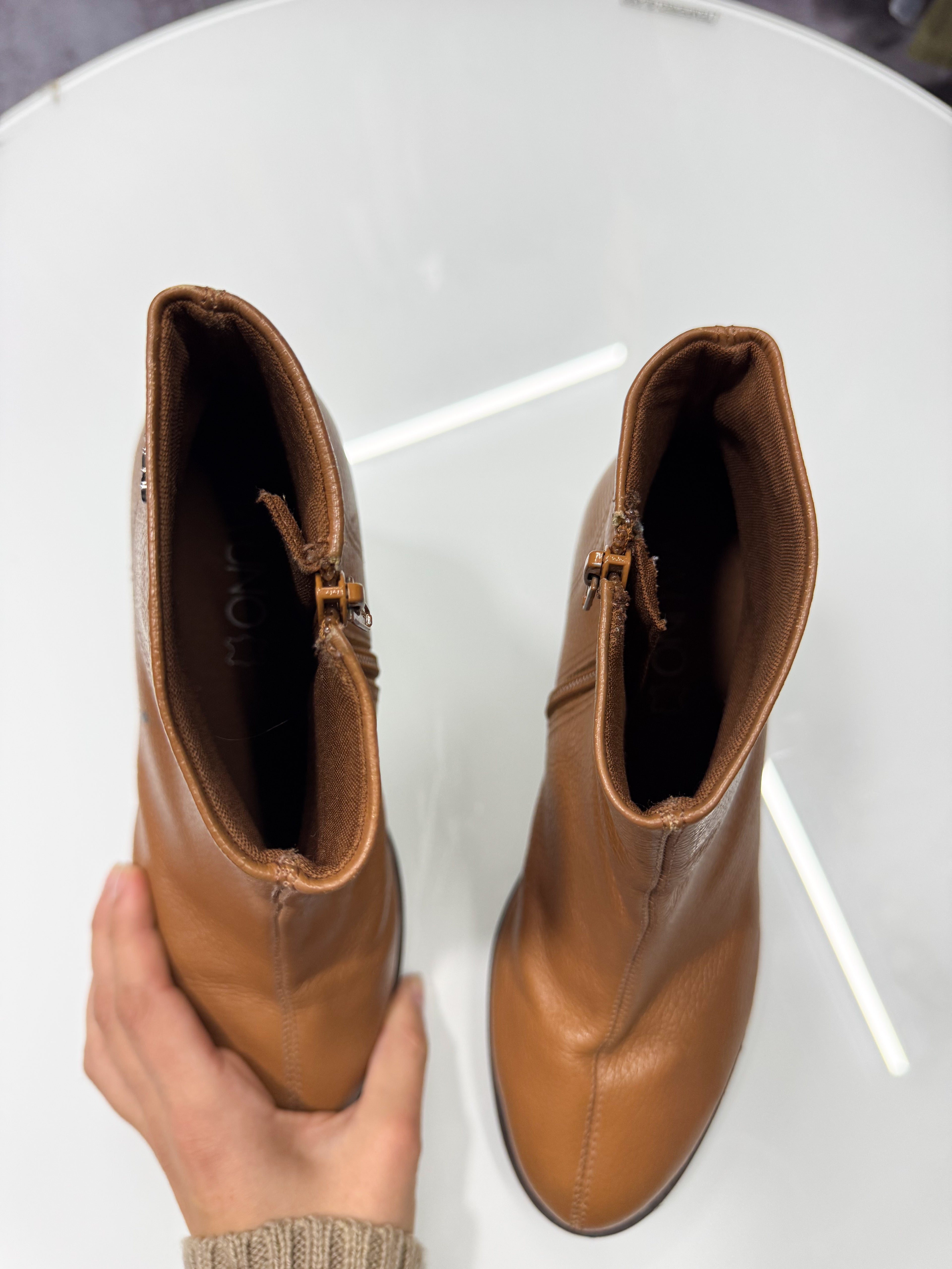 Botas cuero marrones VIAUNO