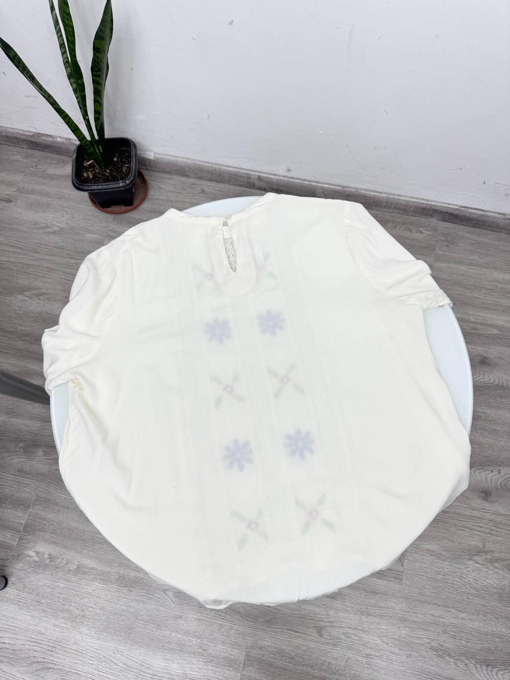 Blusa manga larga blanca