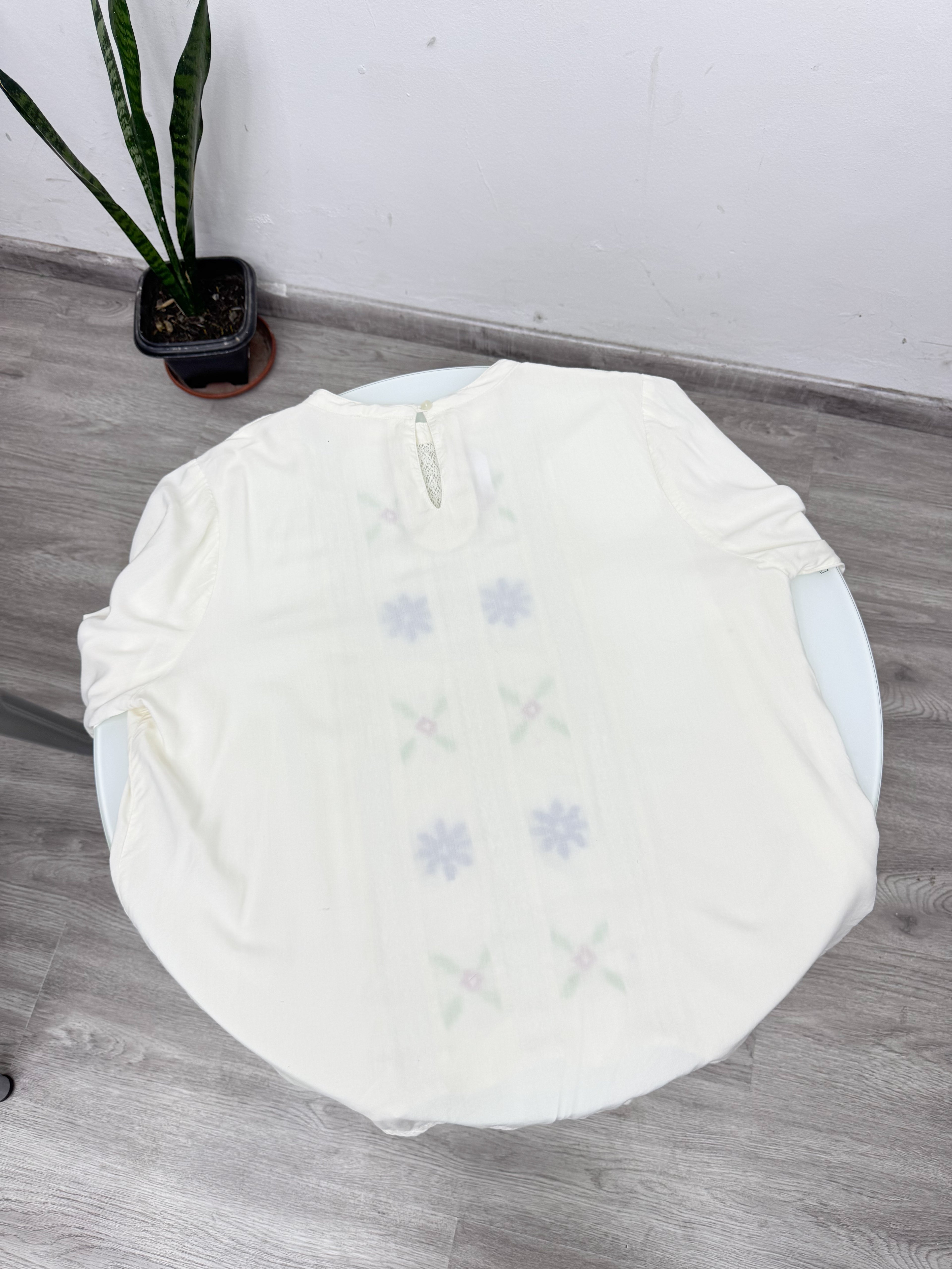 Blusa manga larga blanca
