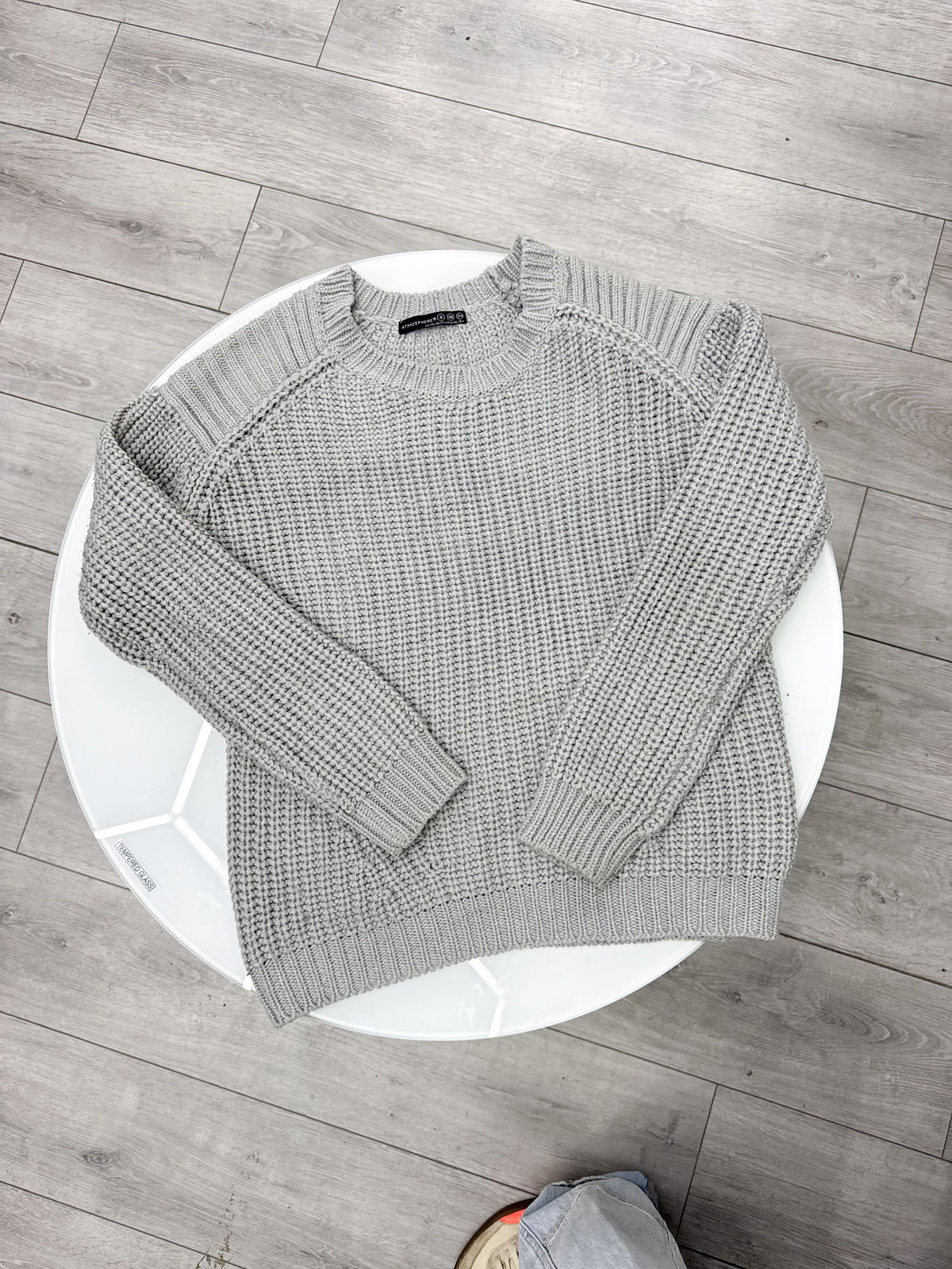 Buzo gris de lana talle XS