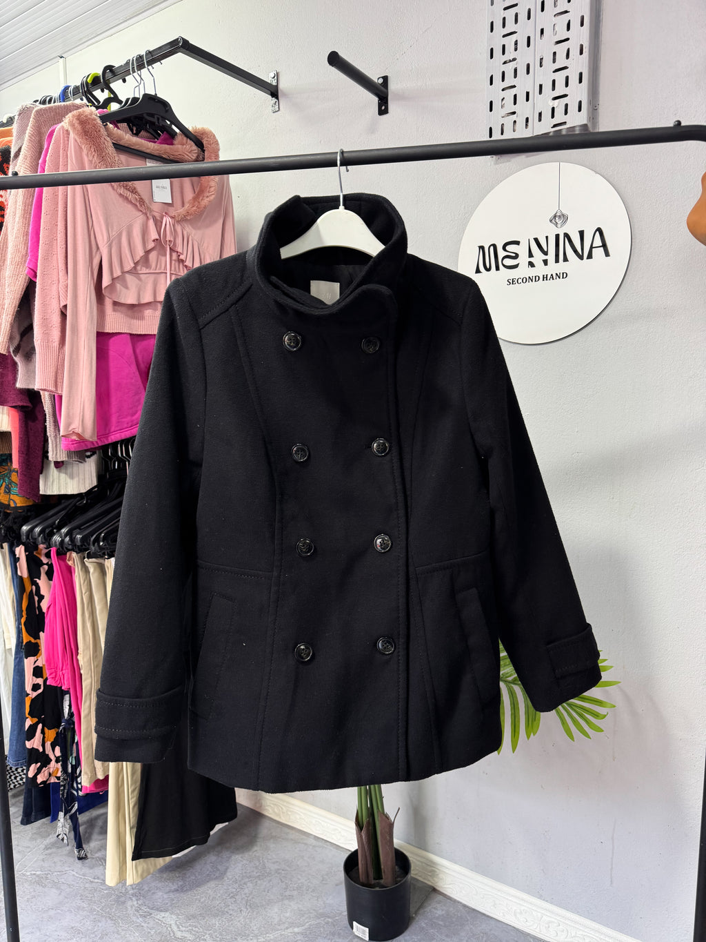 Tapado negro hym talle S