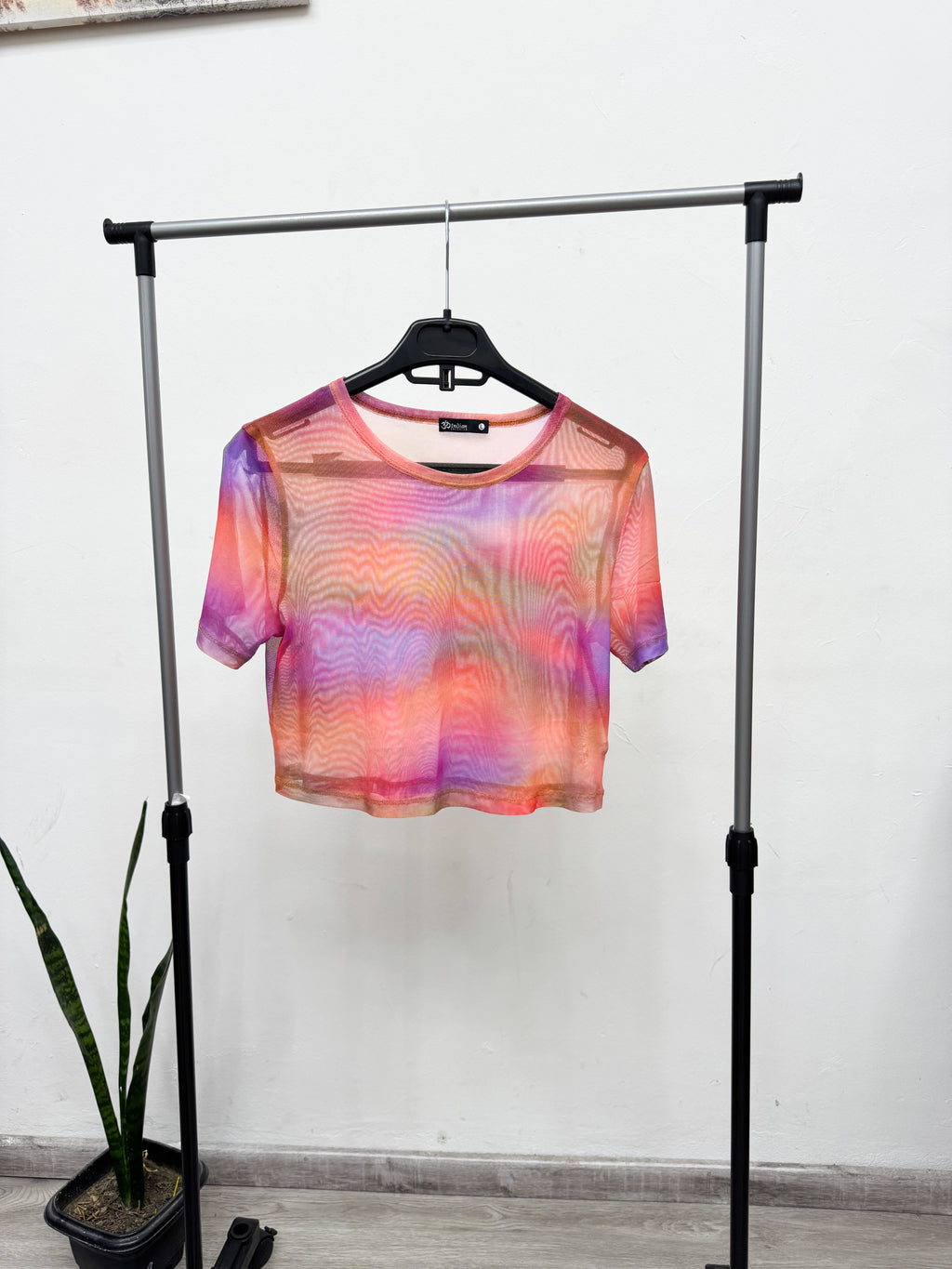 Top traslúcido de colores