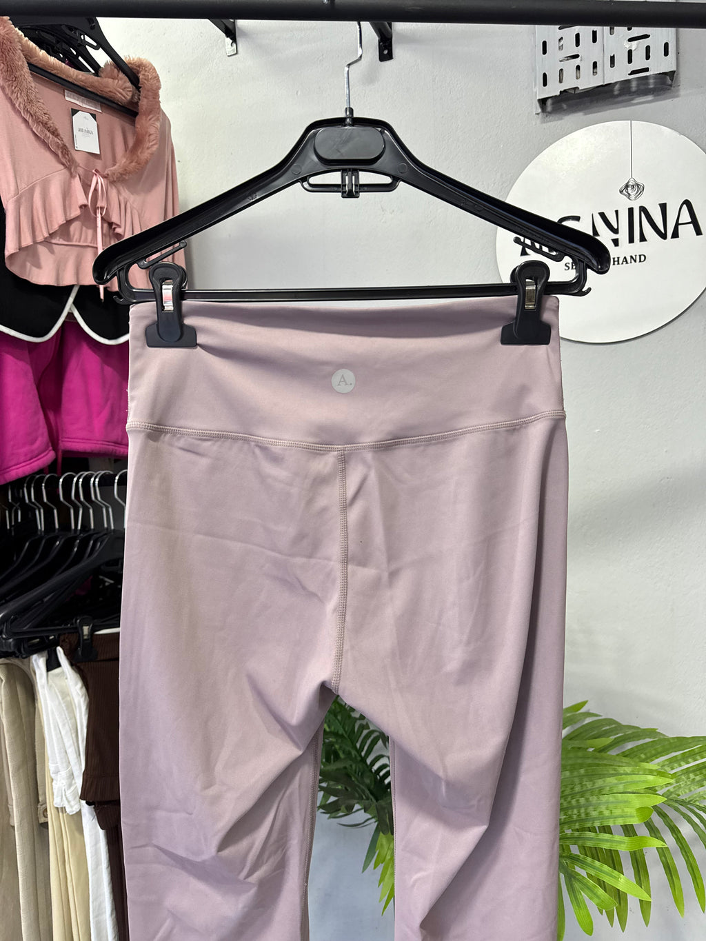 Calza gym color lila pastel