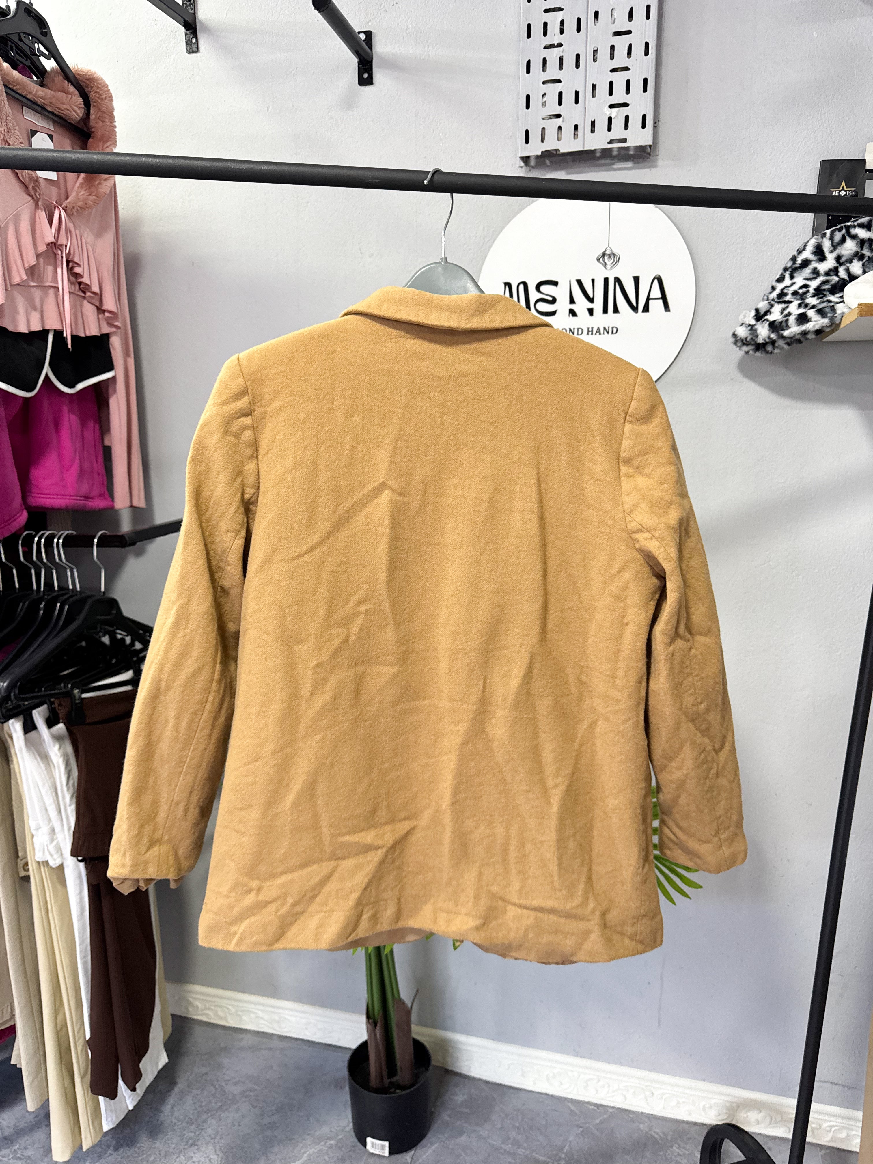 Blazer de paño marrón