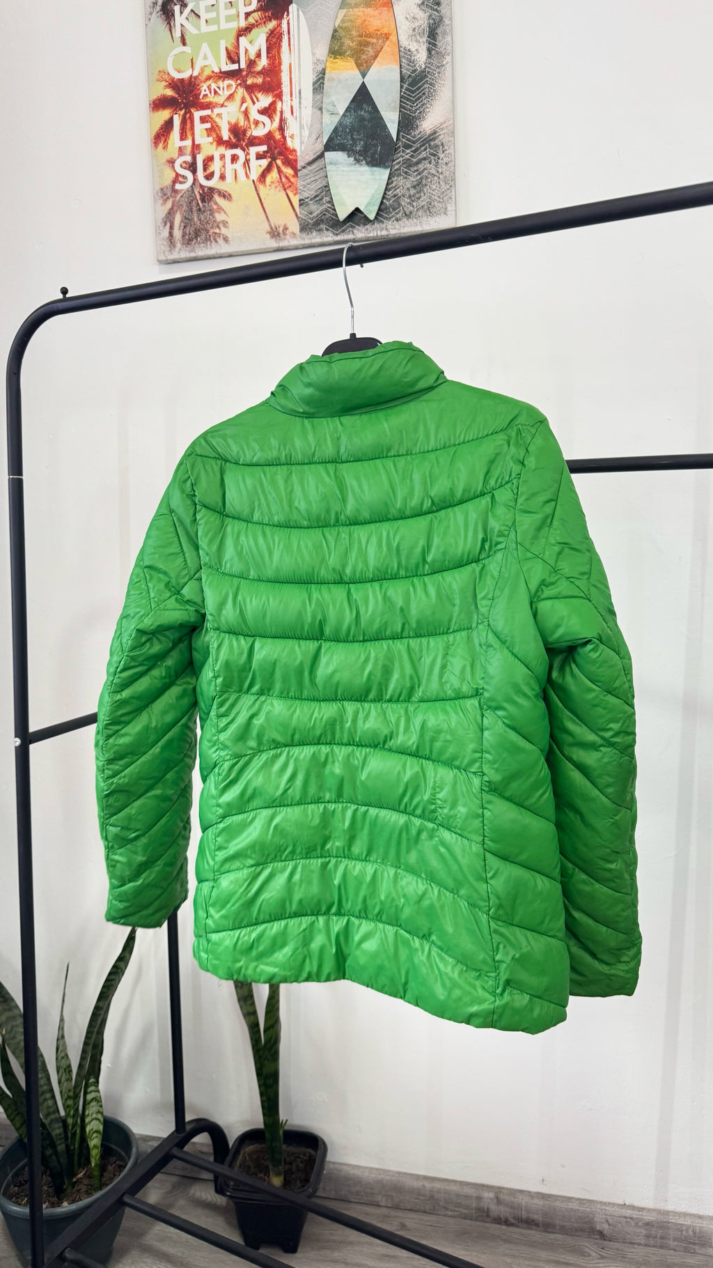 Campera de abrigo verde