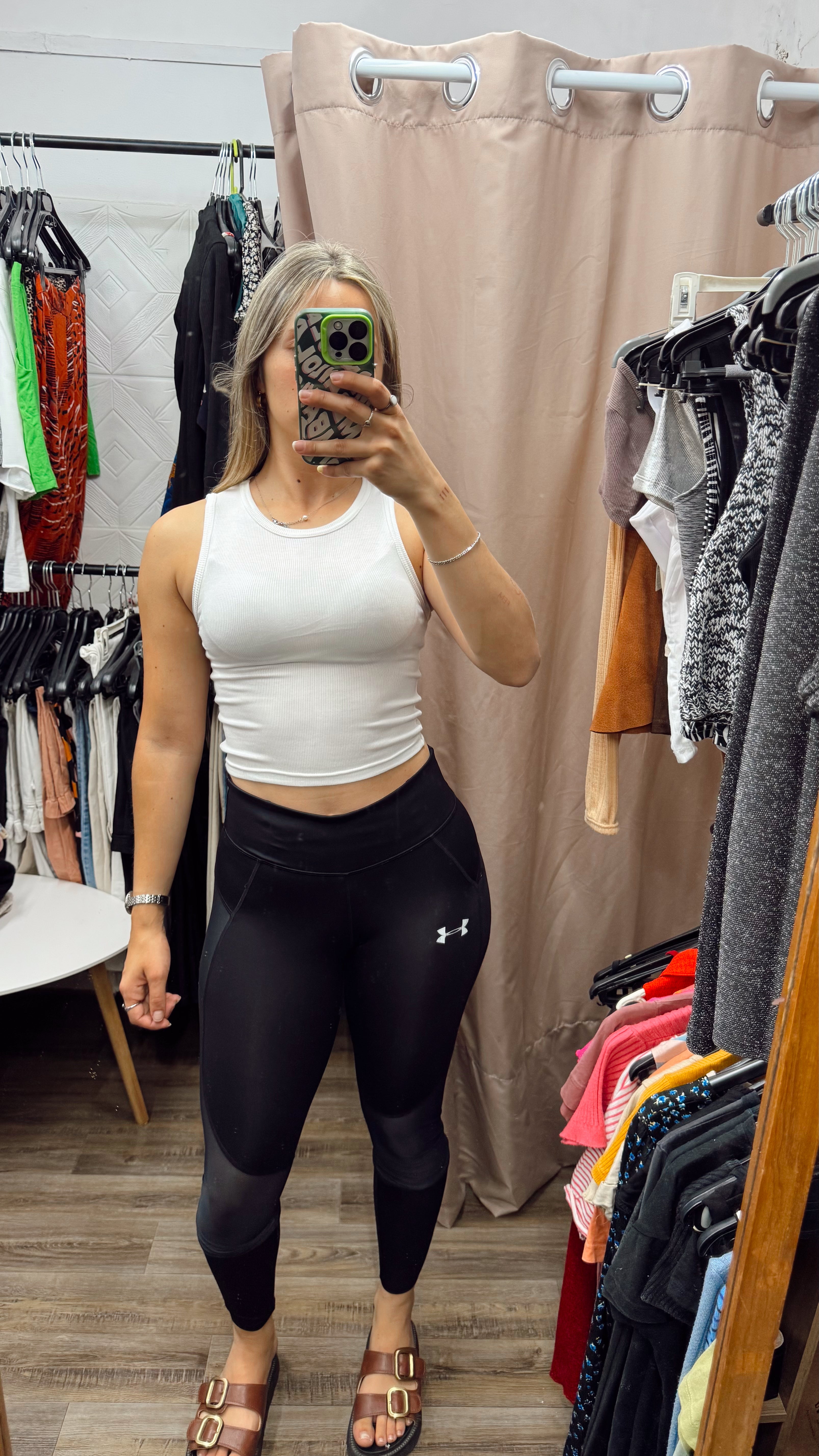 Calza deportiva negra Under Armour