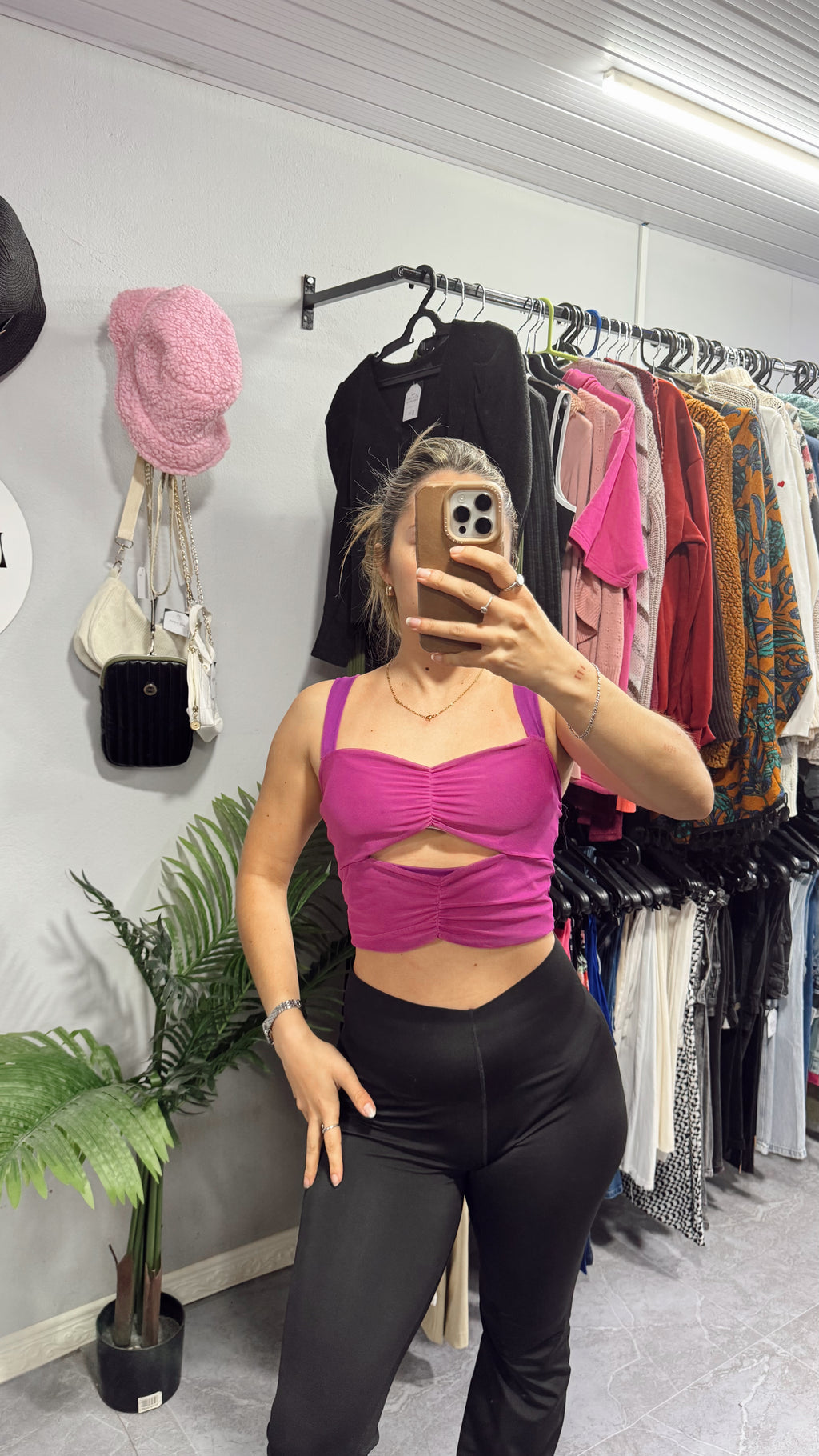 Top lila talle S/M