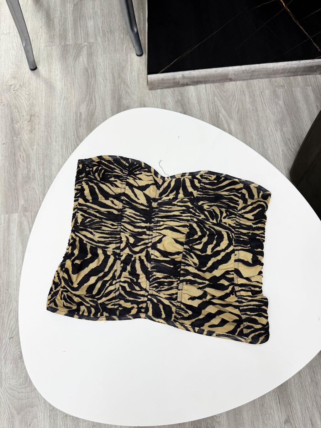 Top corset animal print