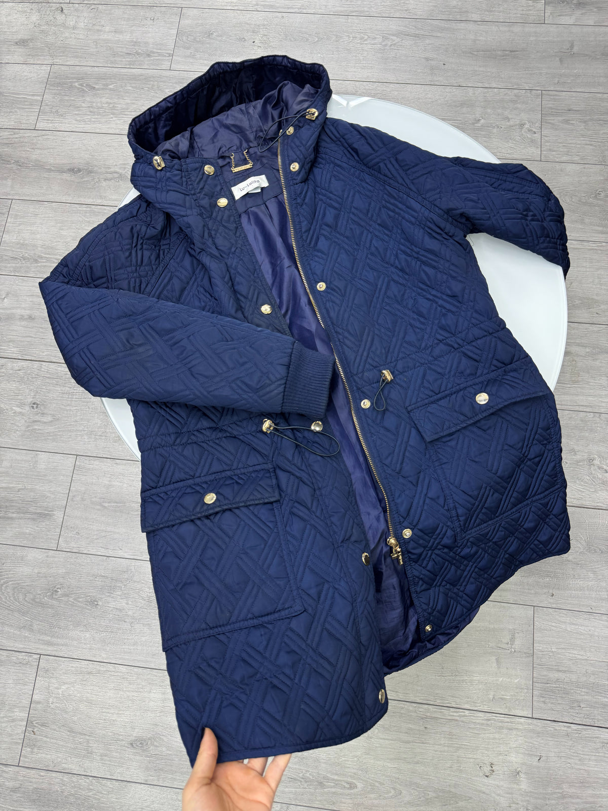Campera azul de abrigo LOLITA