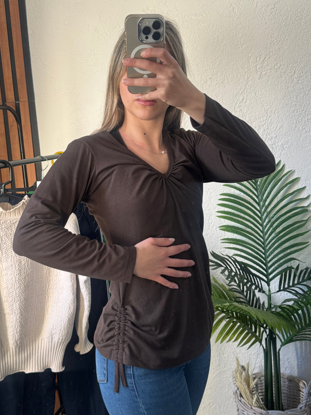 Remera de mangas largas