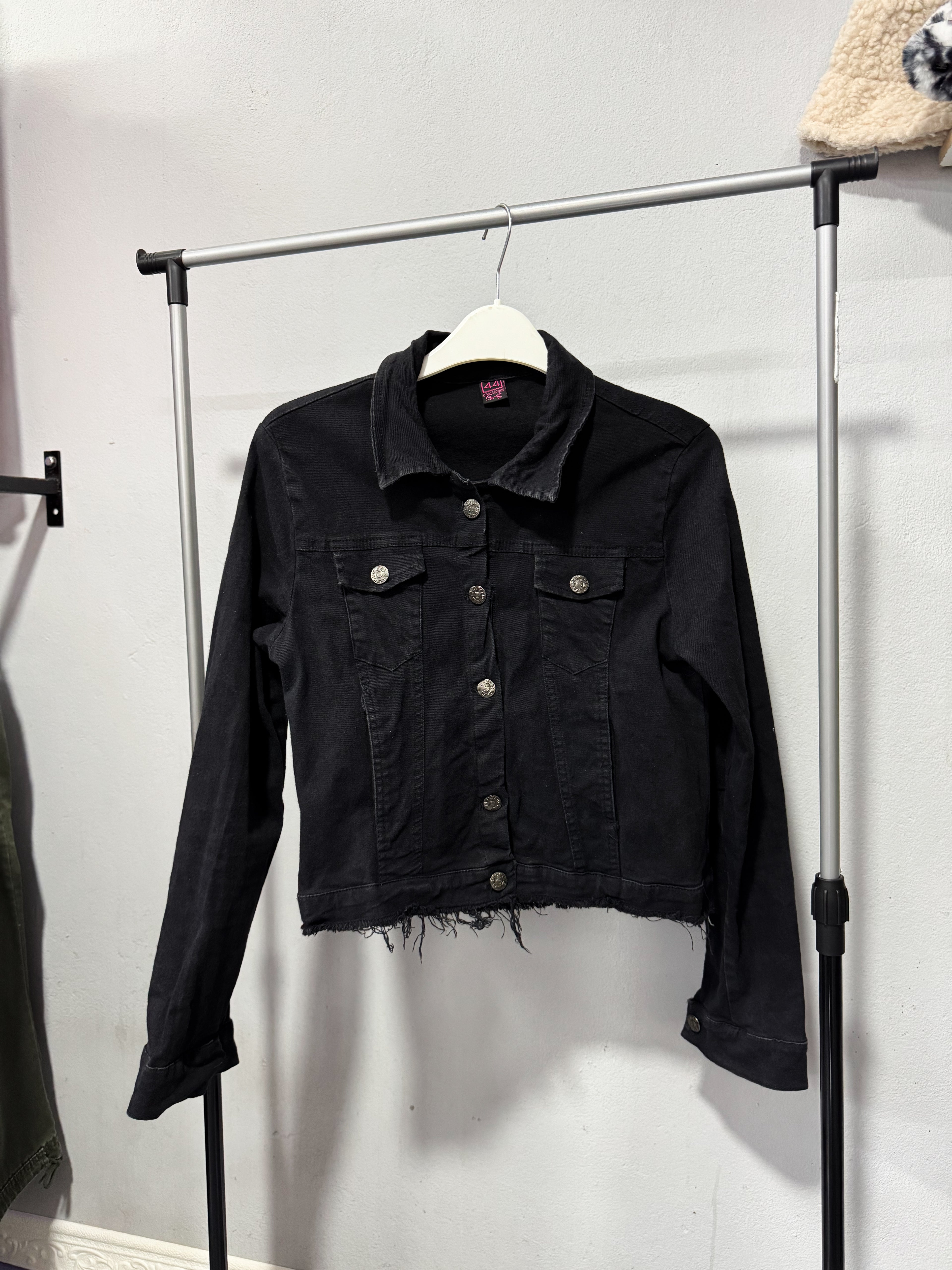 Chaqueta de Jean negra