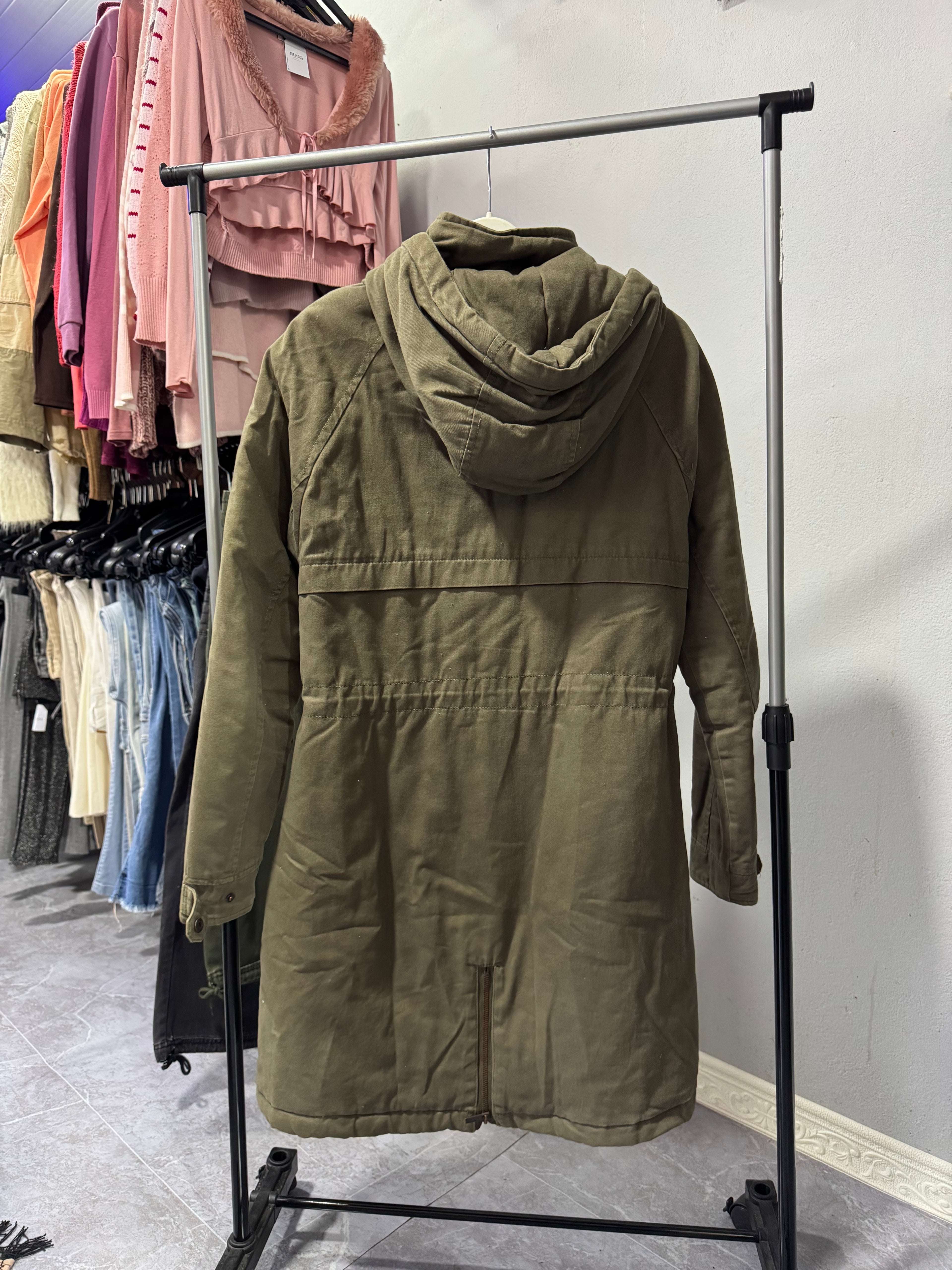 Parka verde talle S