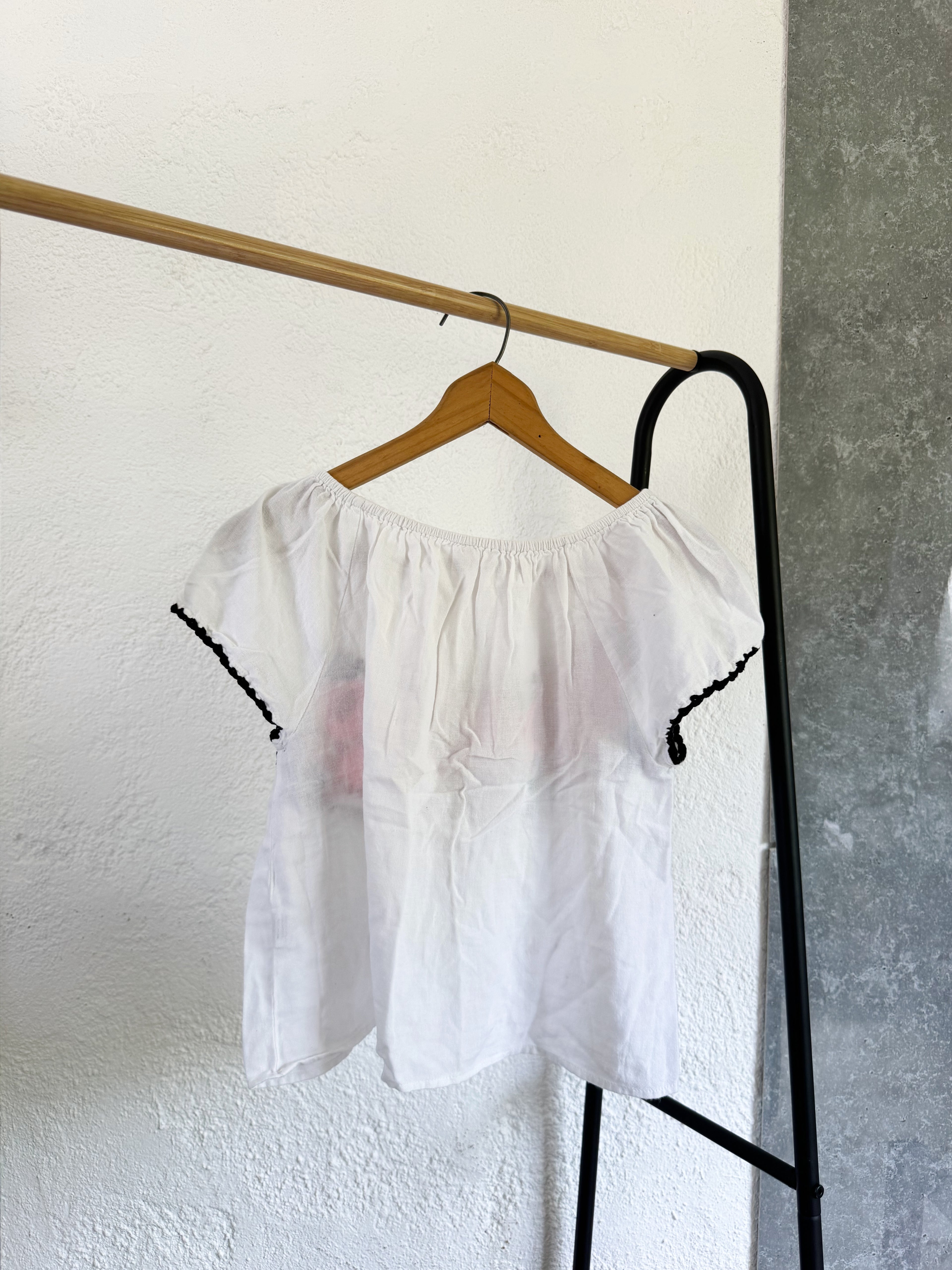 Blusa blanca Thomas Trent