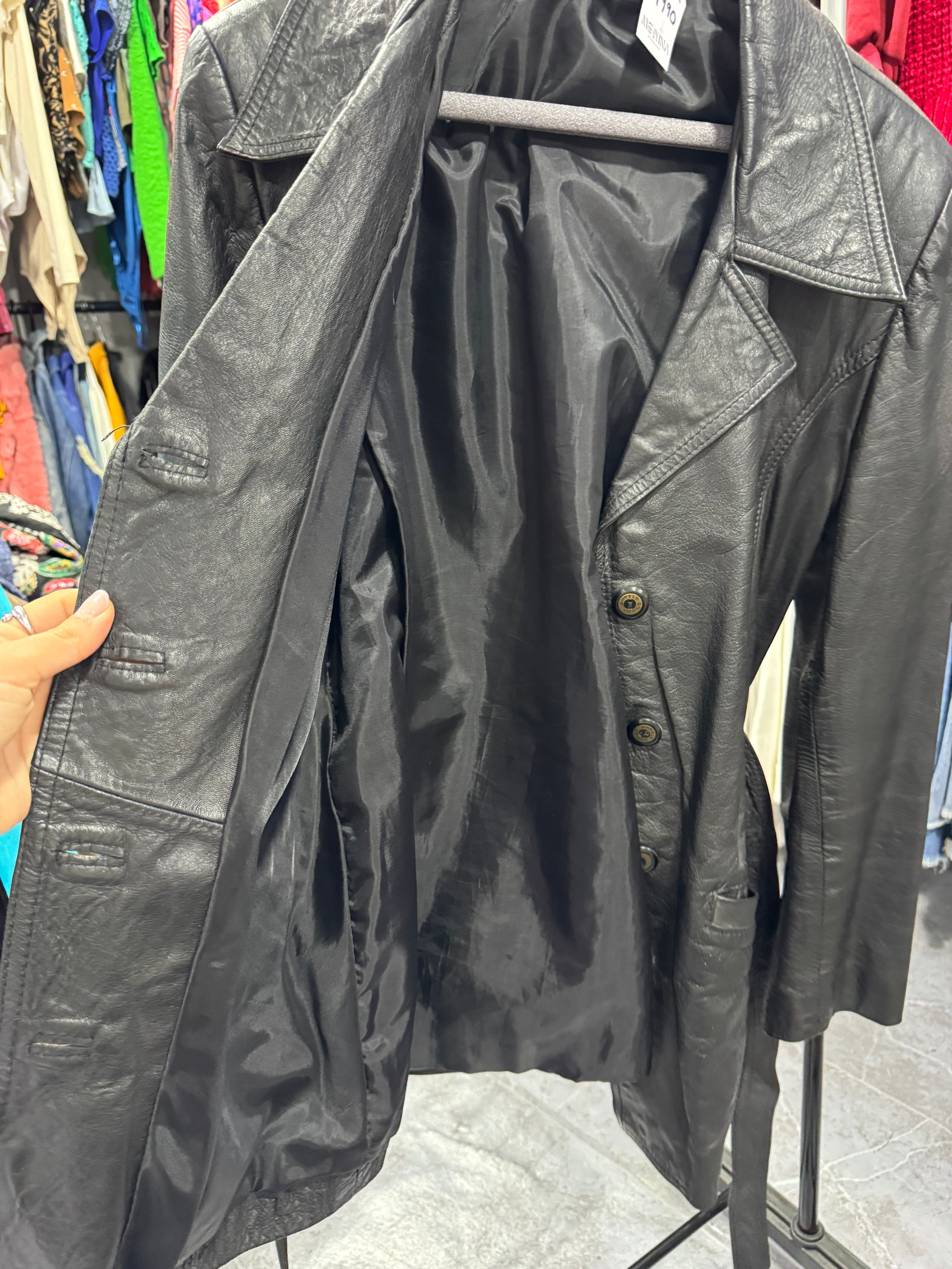 Chaqueta negra 100% cuero