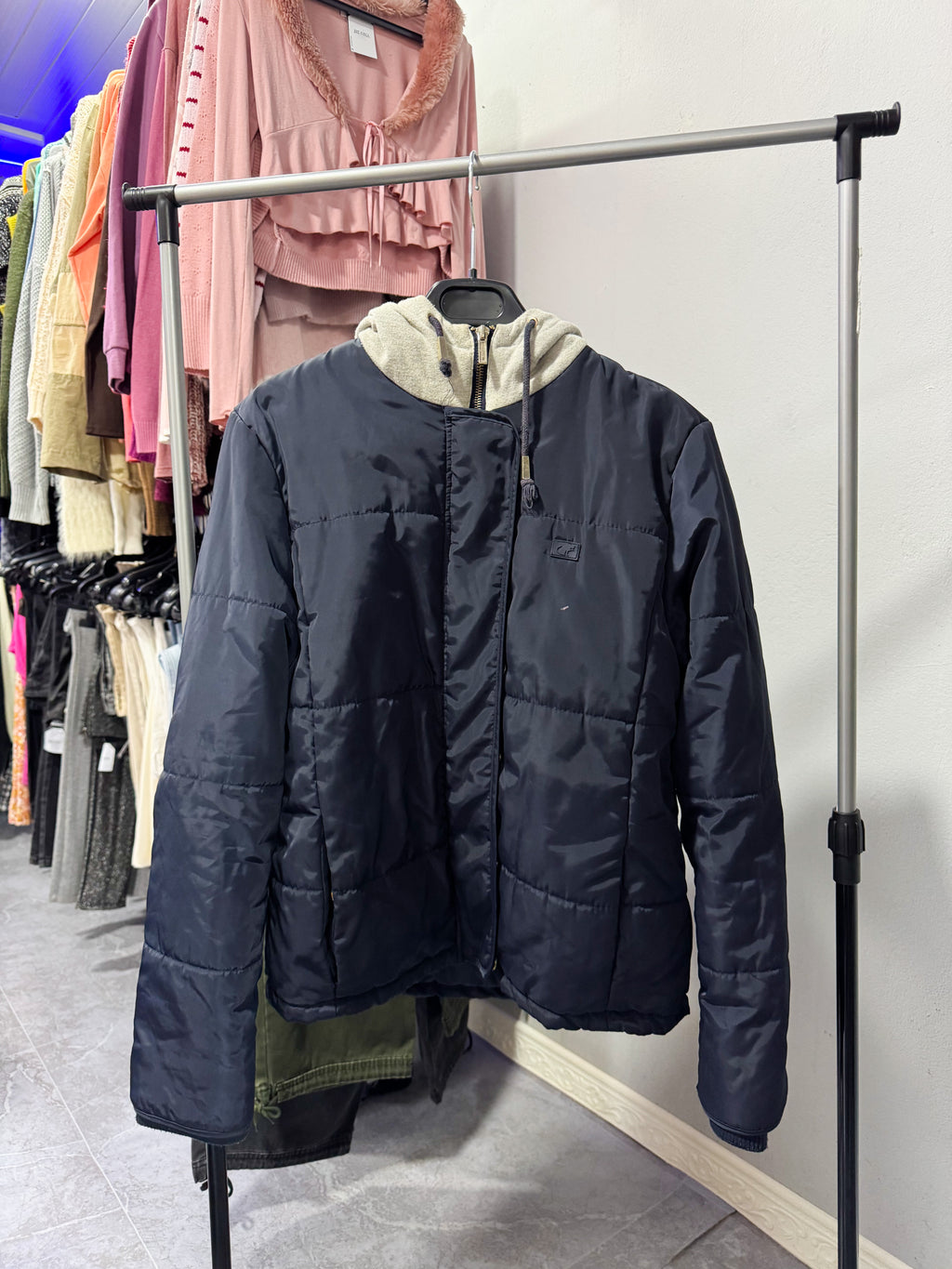 Campera de abrigo azul