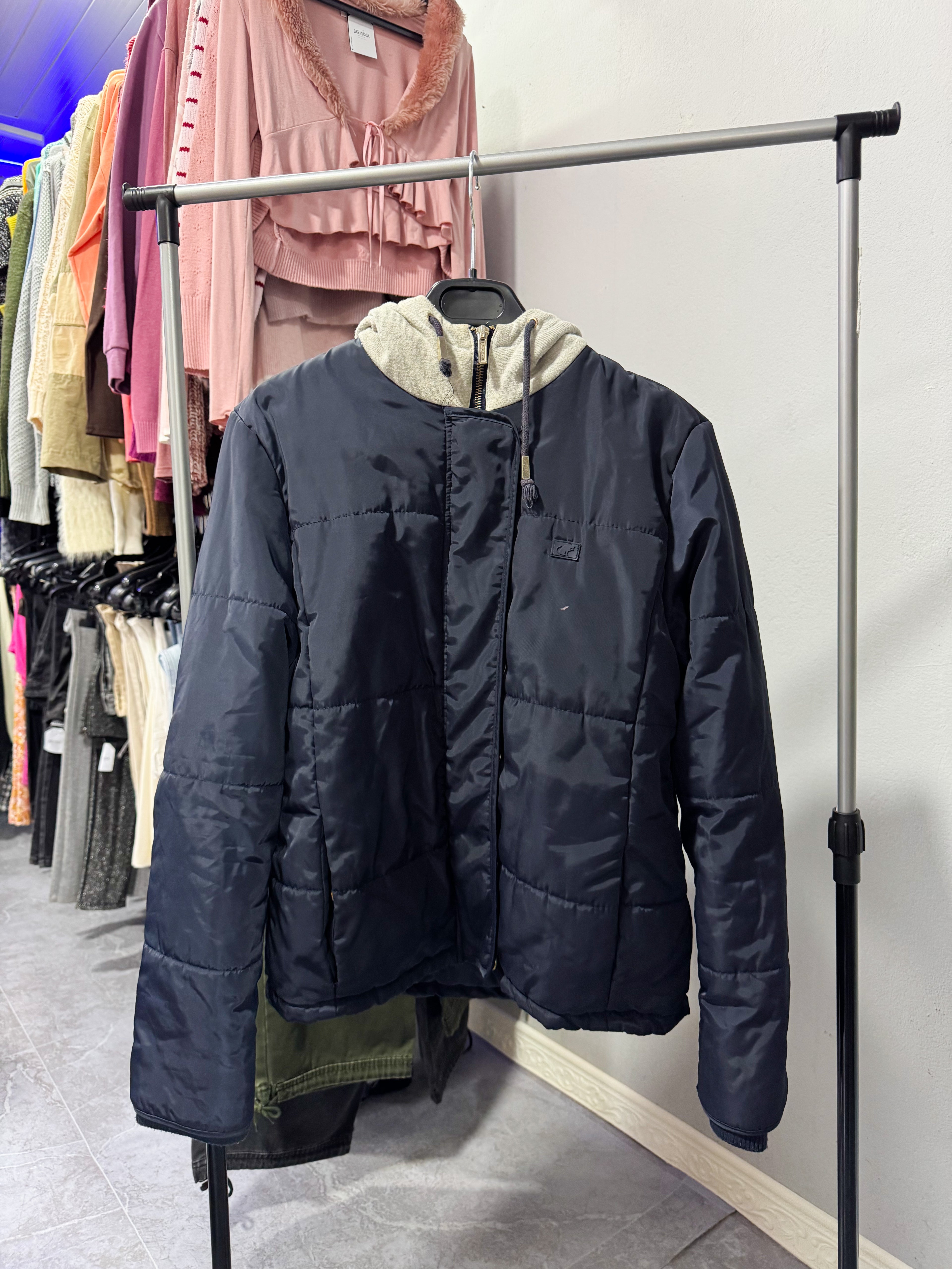 Campera de abrigo azul