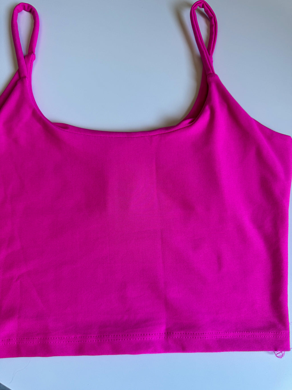 Top rosado elastizado