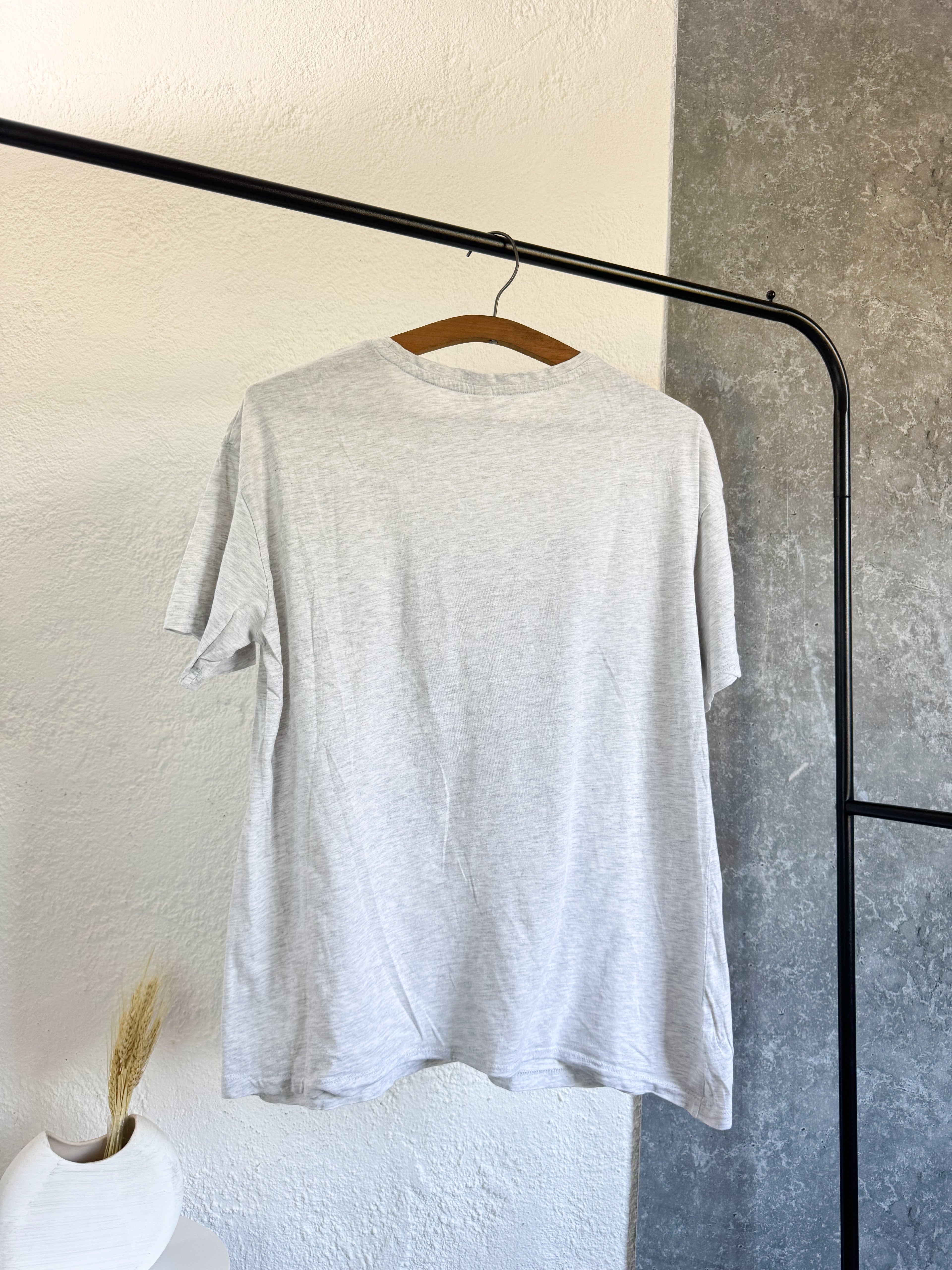 Remera gris INDIAN con frase