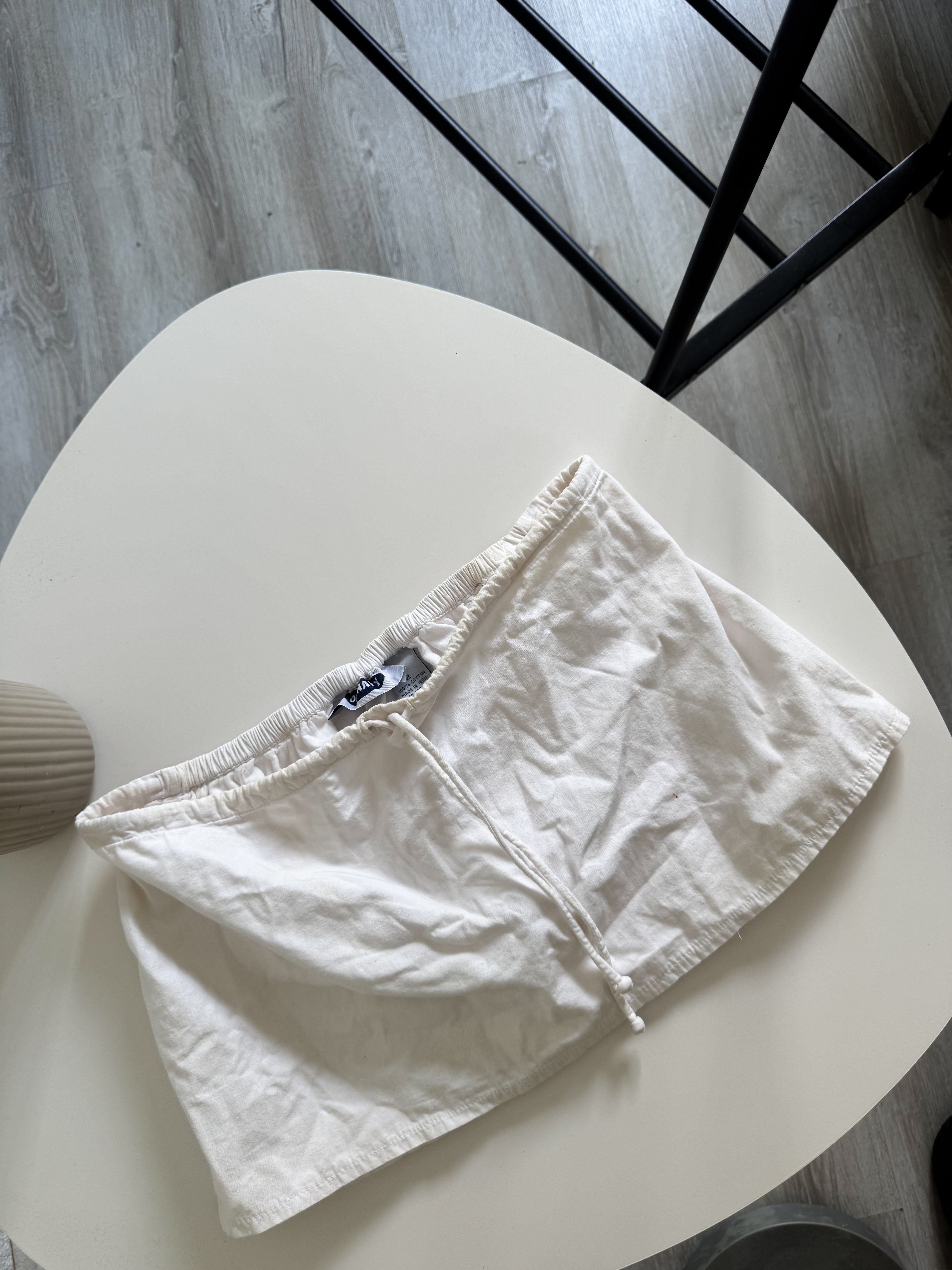 Pollera Mini blanca talle S