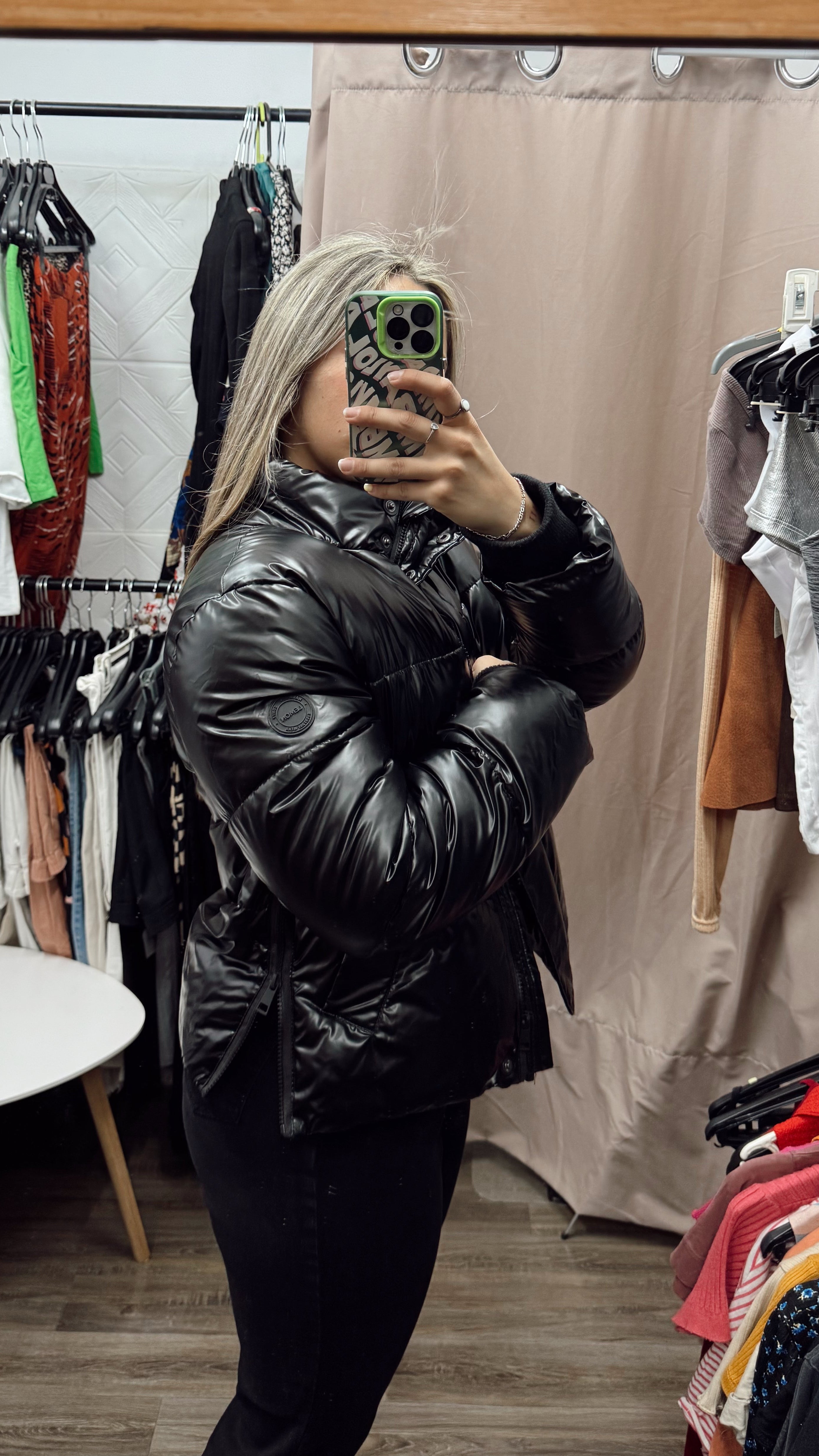 Campera LEMON de abrigo negra