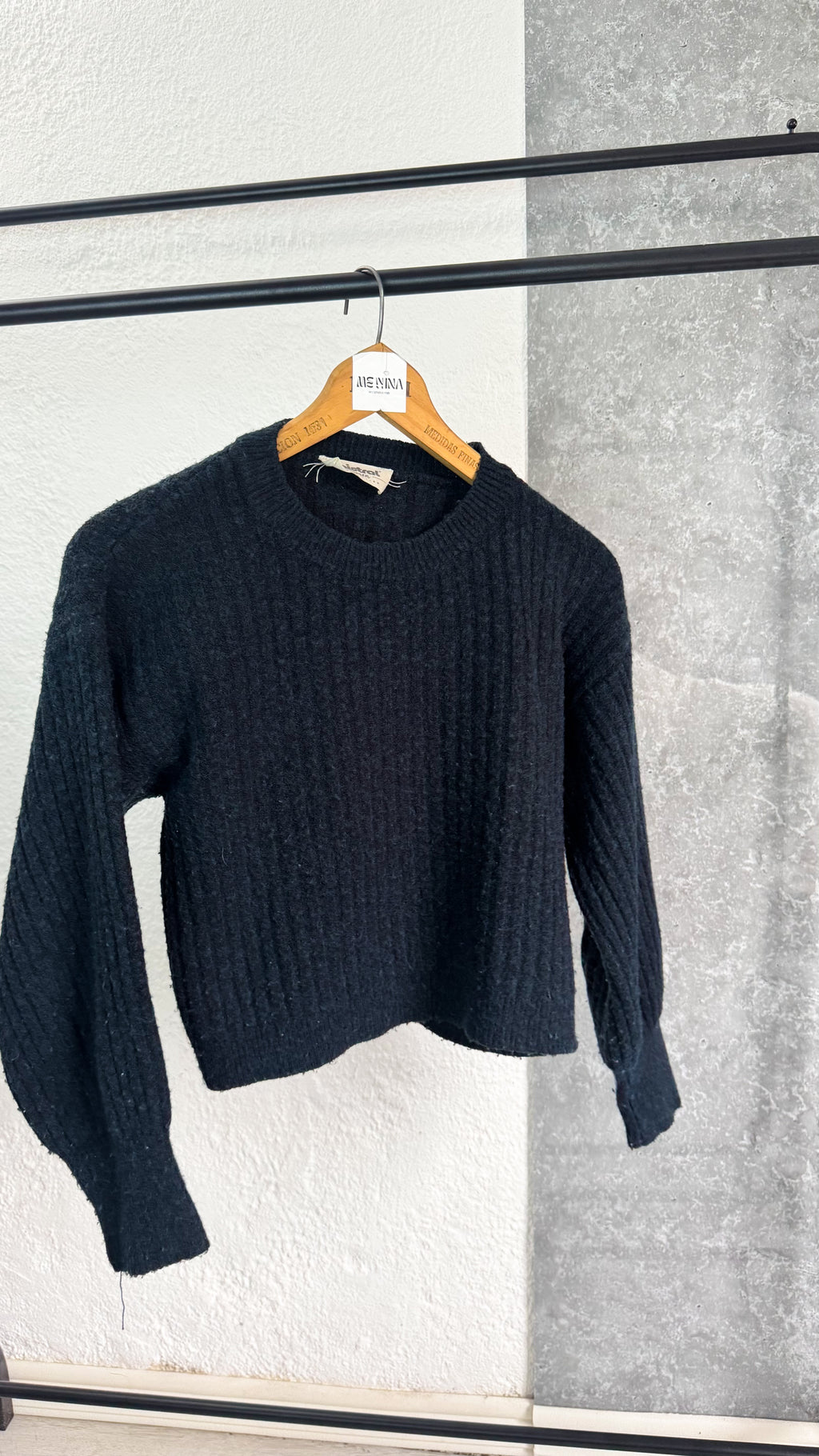 Buzo de lana azul oscuro MISTRAL