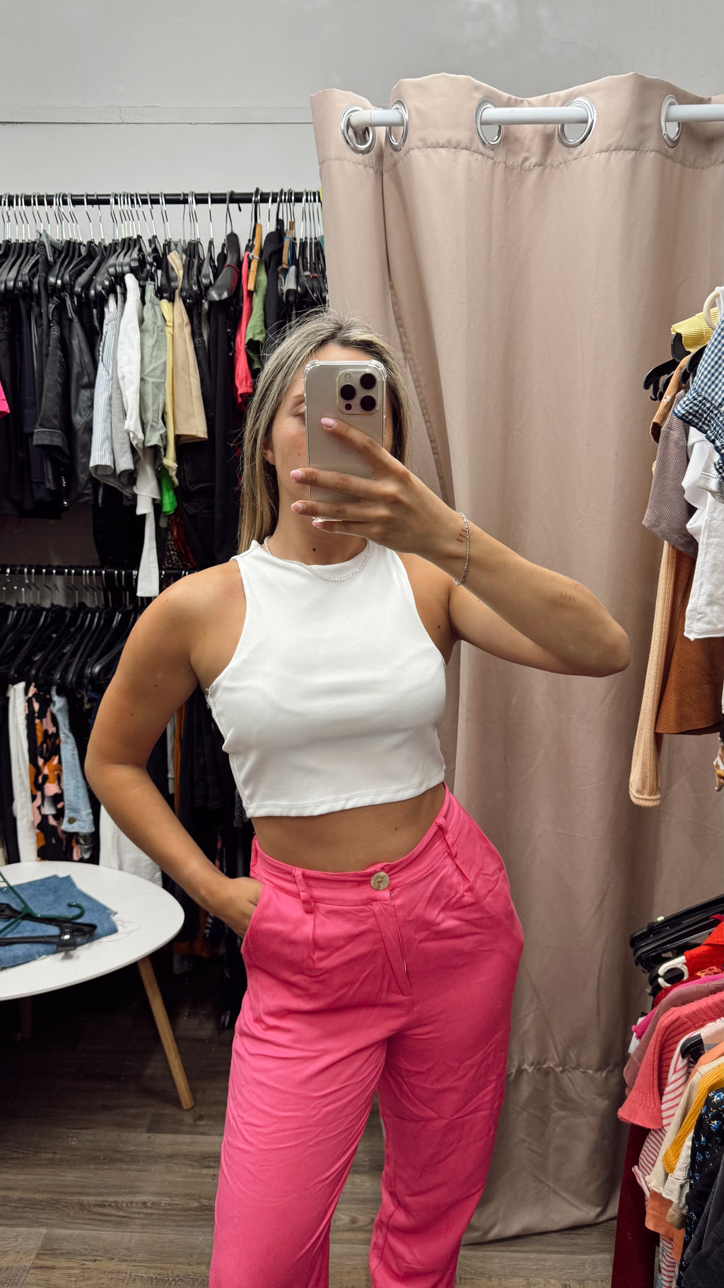 Top blanco básico