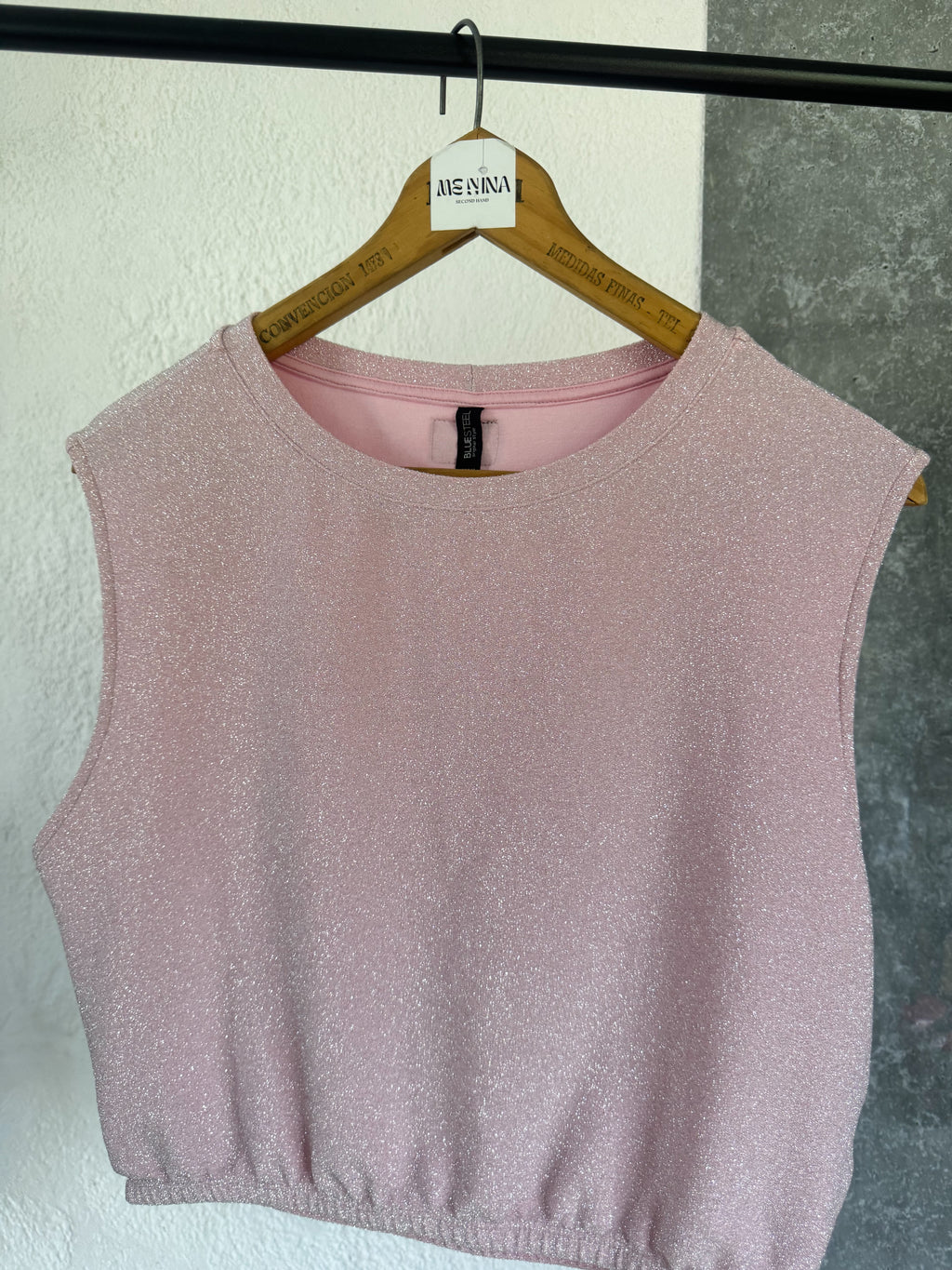 Chaleco RENNER rosa brilloso