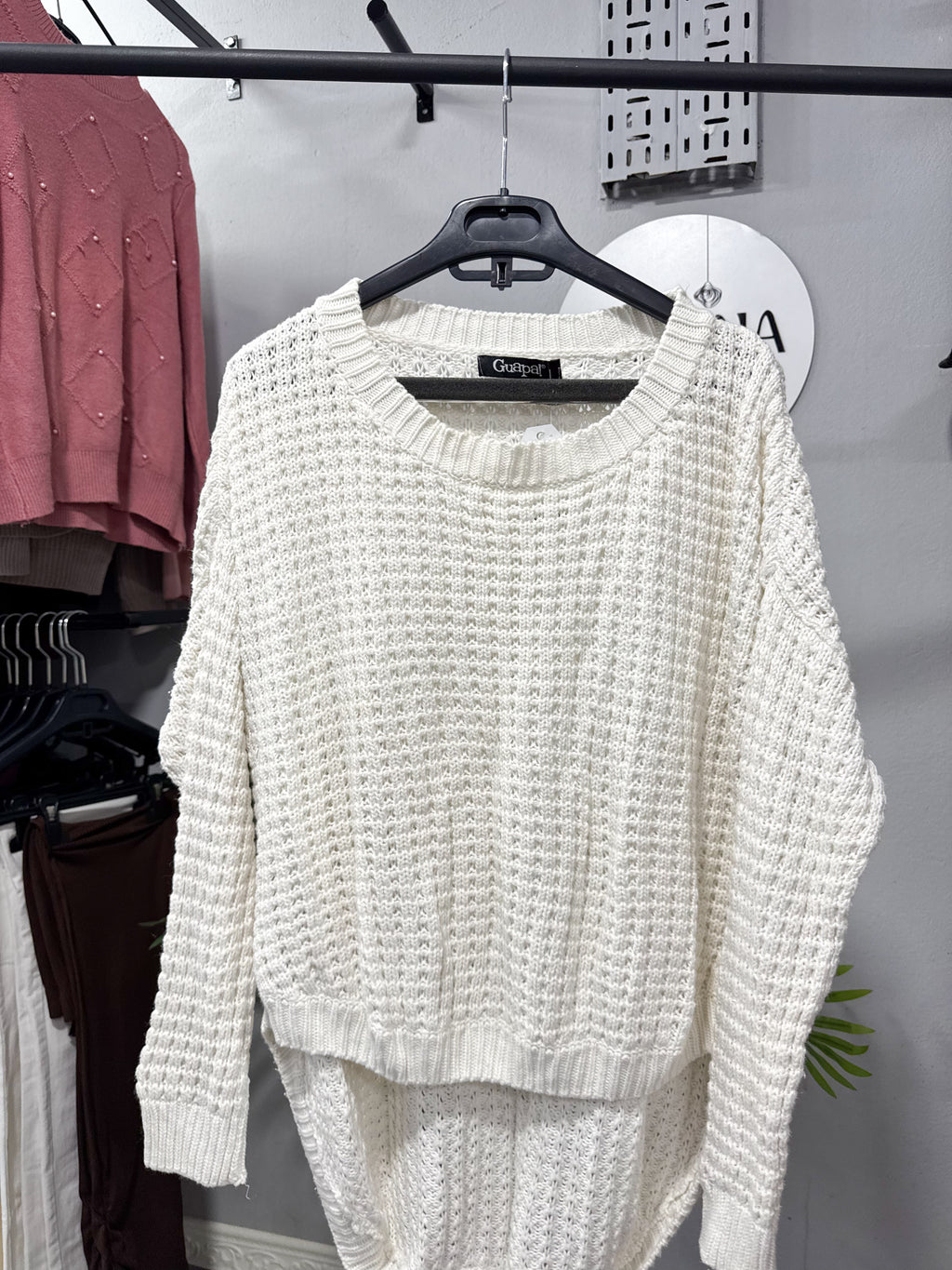 Buzo blanco de hilo