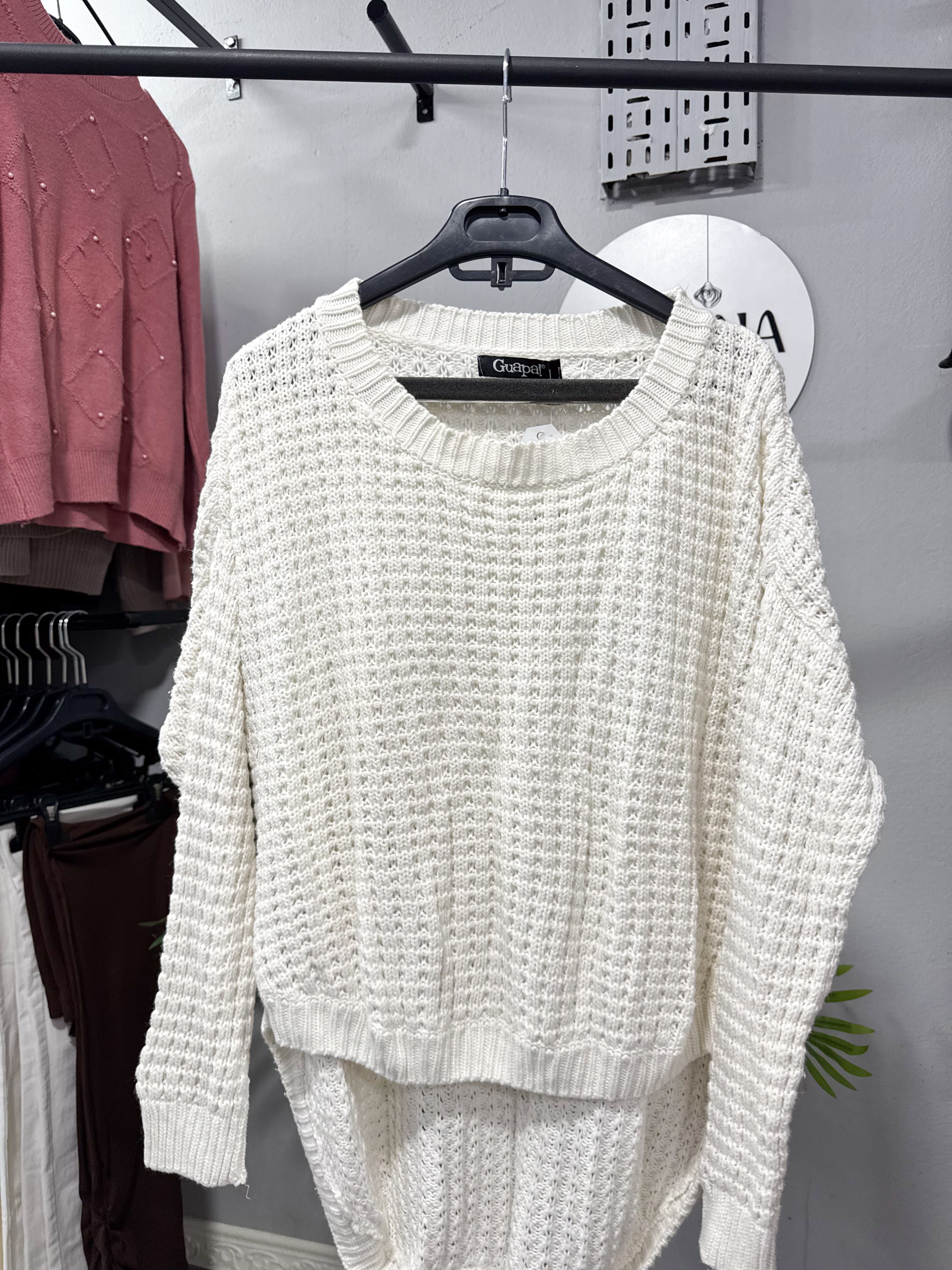Buzo blanco de hilo