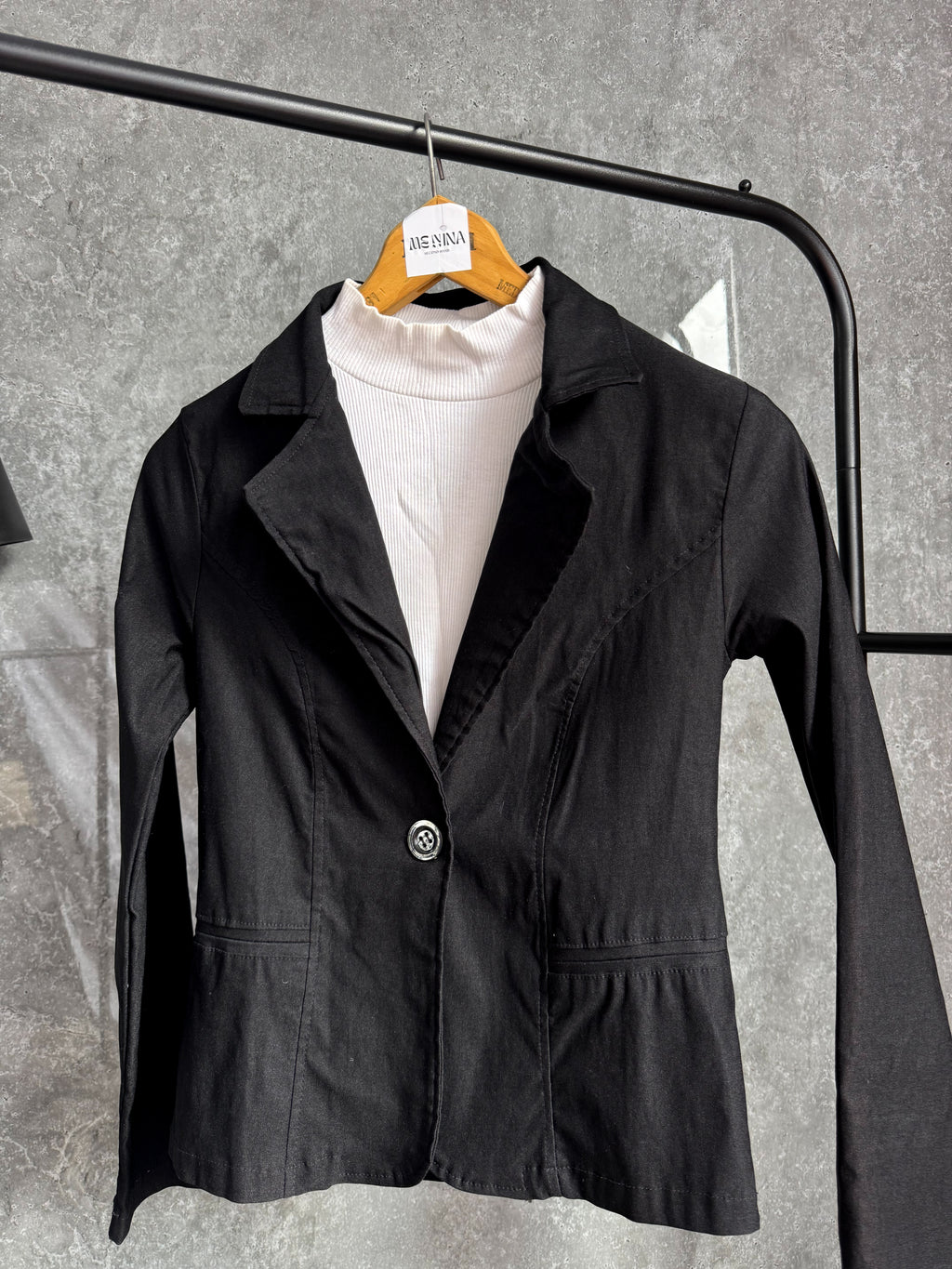 Blazer negro talle Xs/S